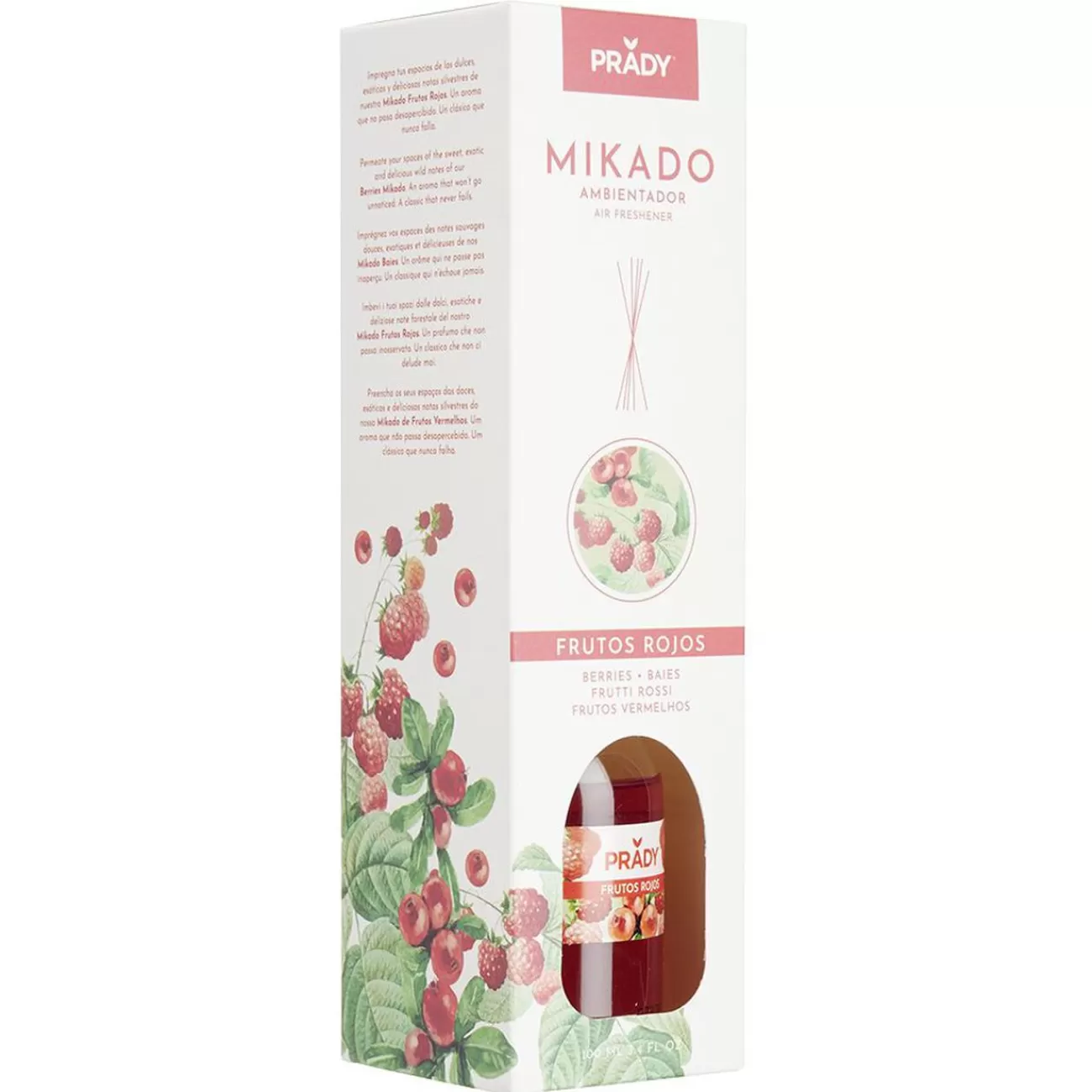 Gifi Parfum d'ambiance mikado Prady senteur fruits rouges 100ml< Cadeaux