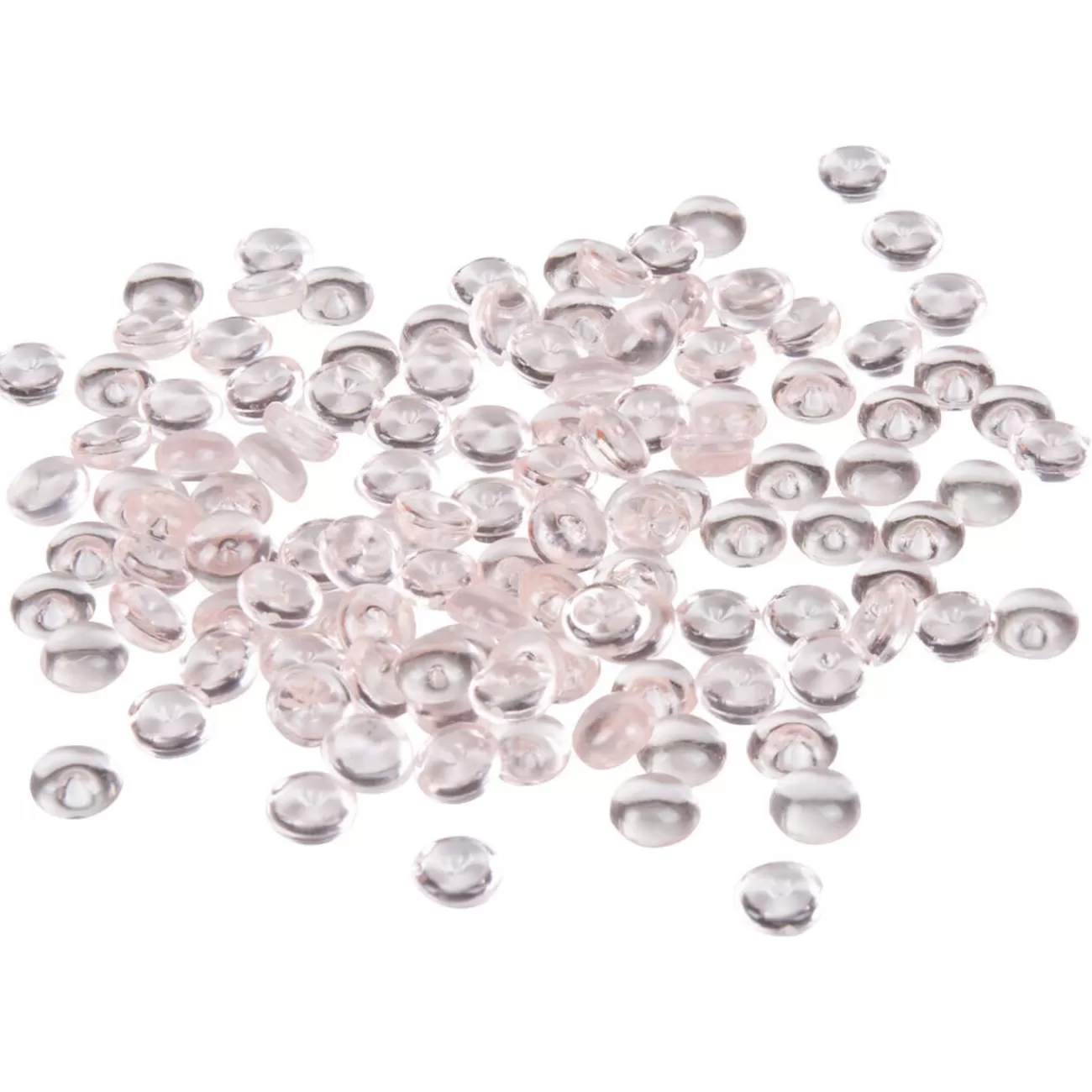 Gifi Perles plates décoratives roses clair New