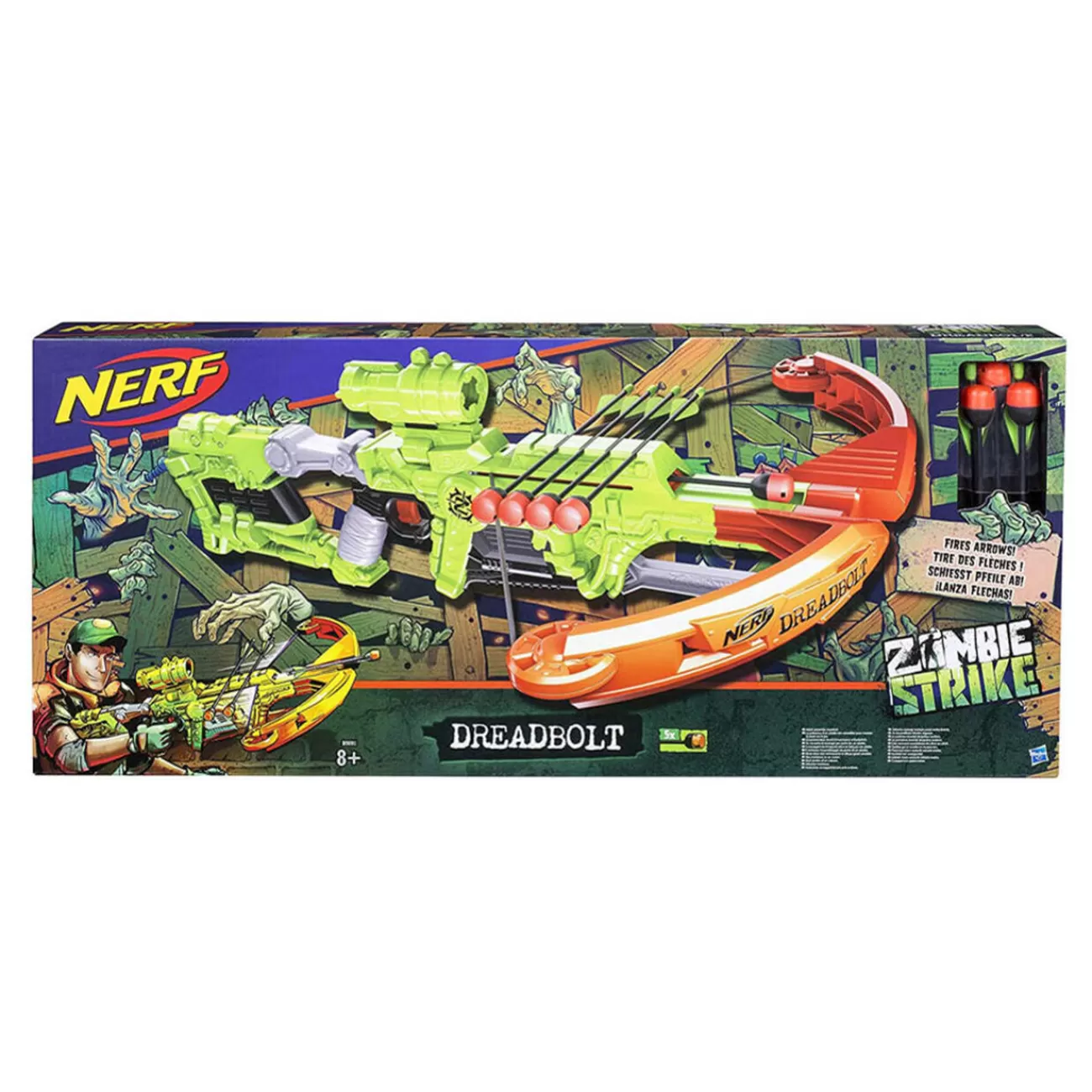 Gifi Pistolet arbalète zombie strike dreadbolt Nerf Clearance