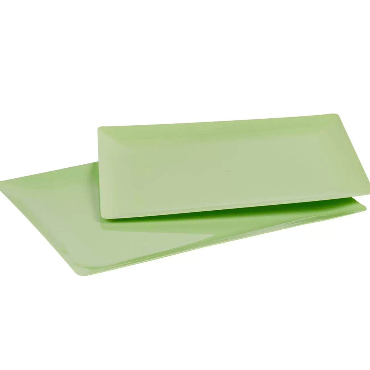 Gifi Plateau plastique vert anis x2 Shop