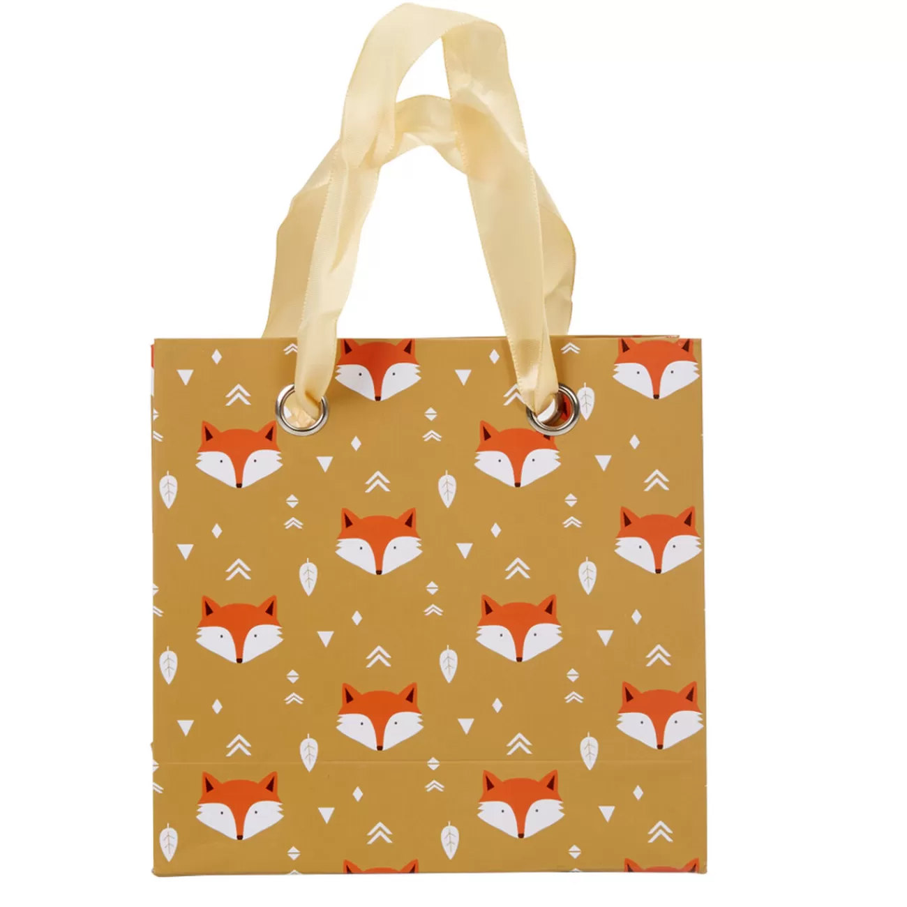 Gifi Pochette cadeau doré motif tête de renard< Loisirs Créatifs Et Emballage Cadeau