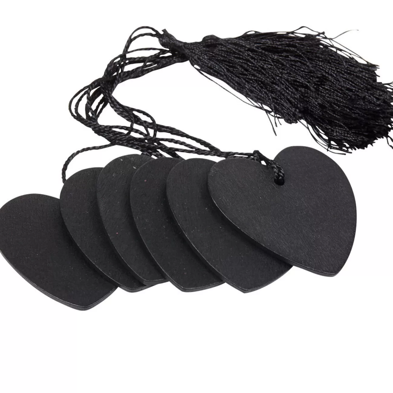 Gifi Porte nom ardoise coeur noir x6 Fashion