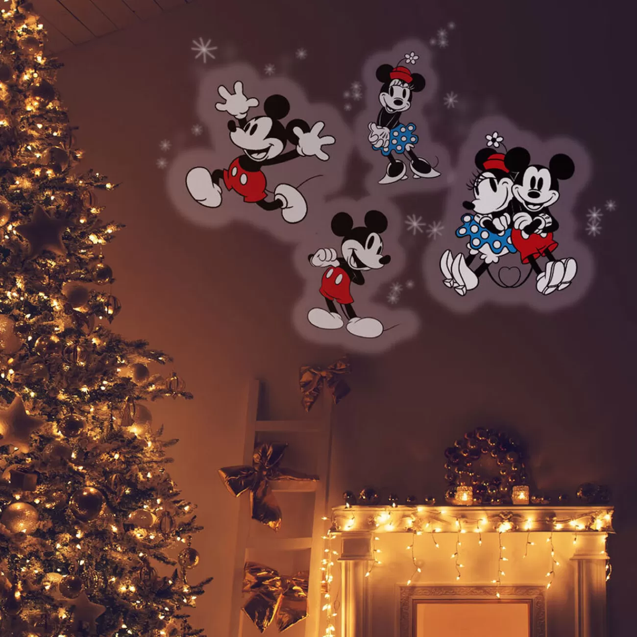 Gifi Projecteur Disney intérieur 4 LED< Décoration Extérieure De Noël