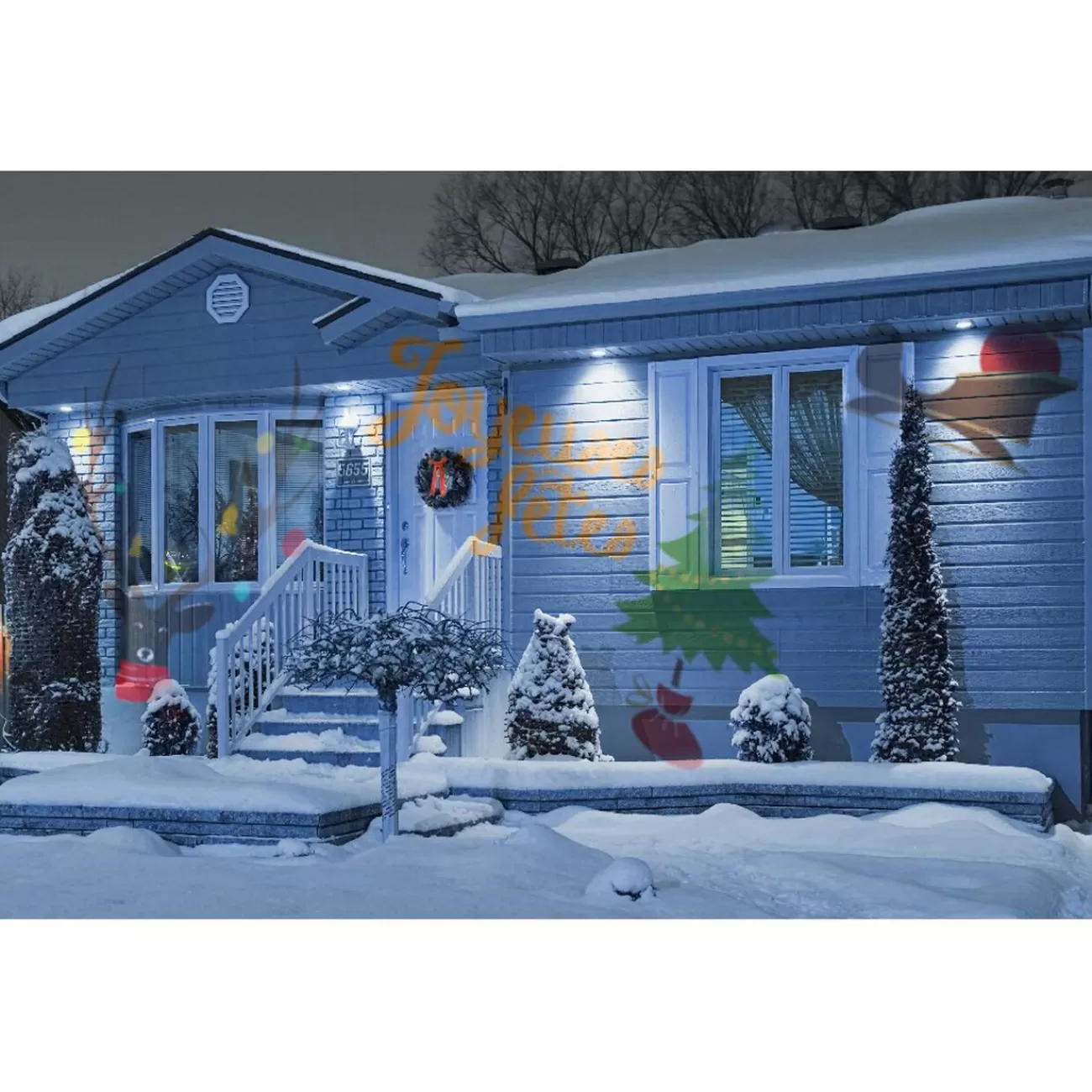 Gifi Projecteur LED thématique pour toute l'année< Décoration Extérieure De Noël