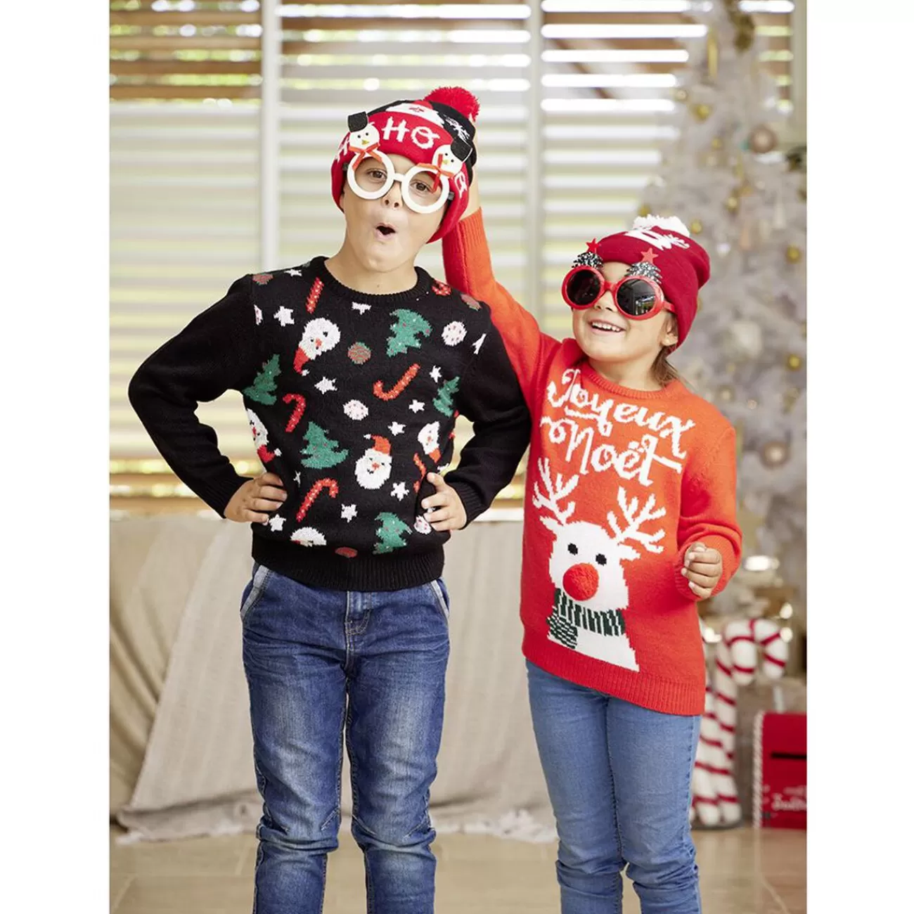 Gifi Pull de Noël enfant< Déguisement Et Tenue De Noël