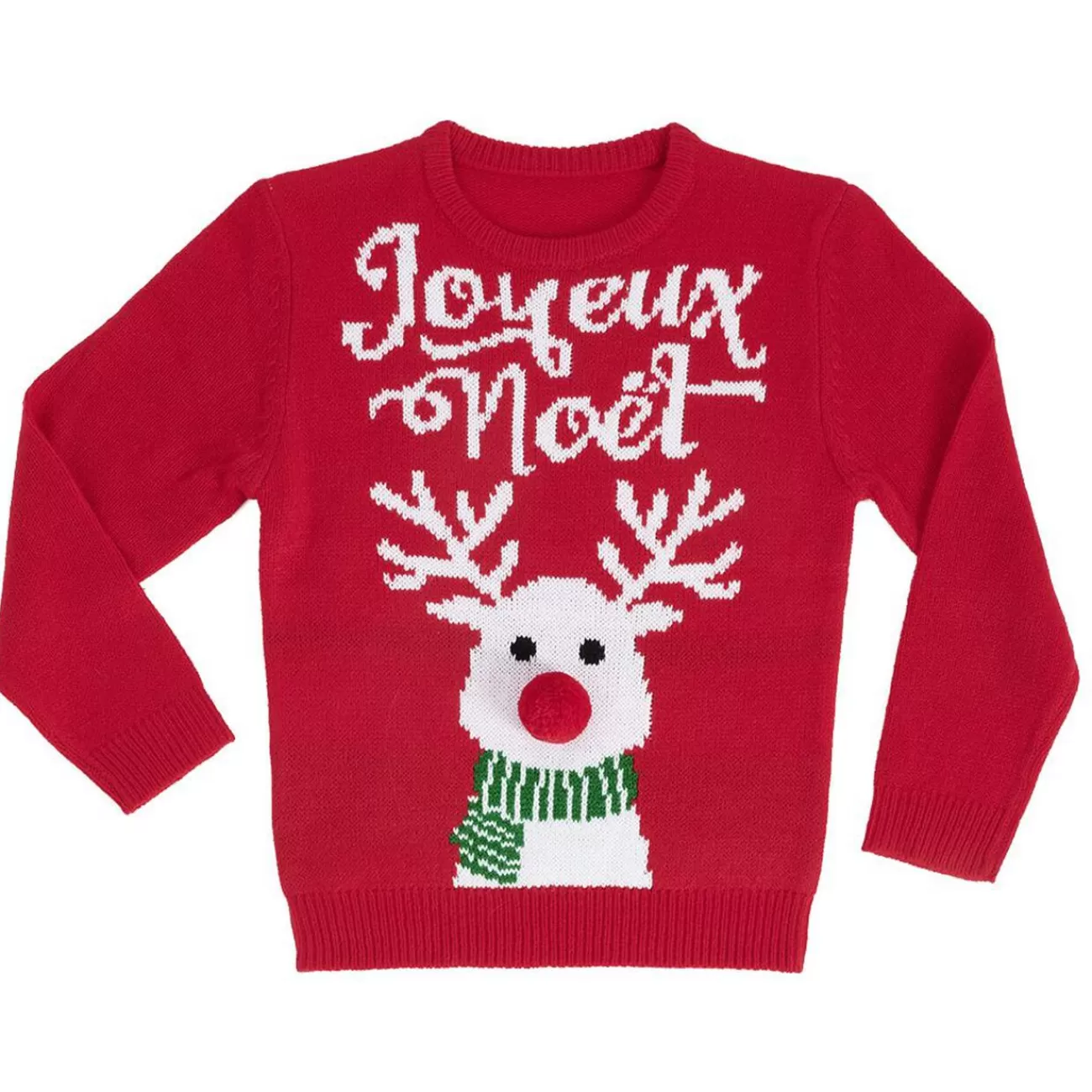 Gifi Pull de Noël enfant taille 6-8 ans< Déguisement Et Tenue De Noël