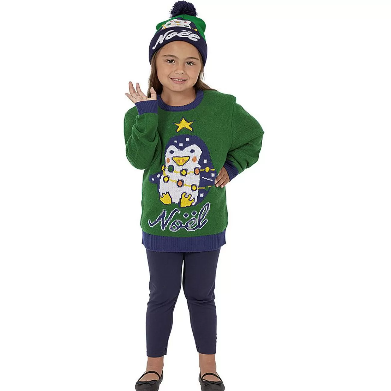 Gifi Pull de Noël enfant taille 6-8 ans< Déguisement Et Tenue De Noël