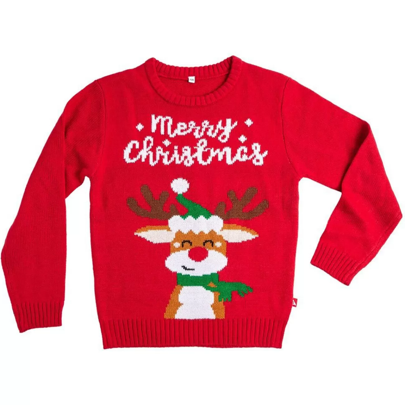 Gifi Pull Noël enfant renne Merry Christmas 6/8ans< Déguisement Et Tenue De Noël