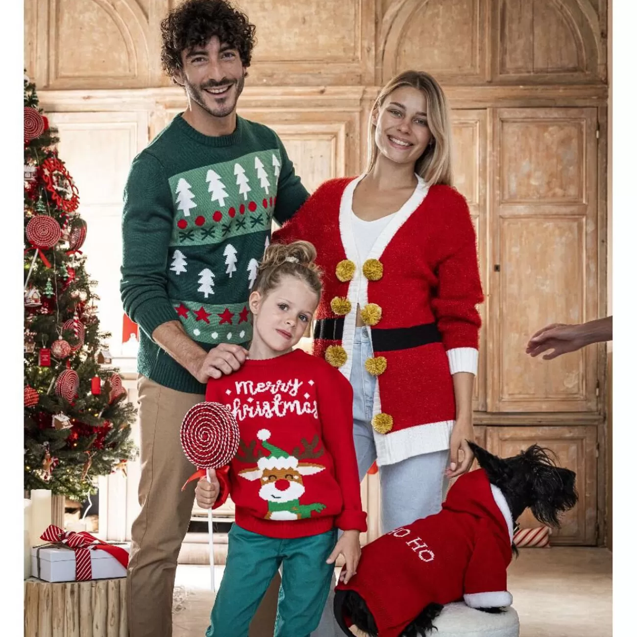 Gifi Pull Noël enfant renne Merry Christmas 6/8ans< Déguisement Et Tenue De Noël