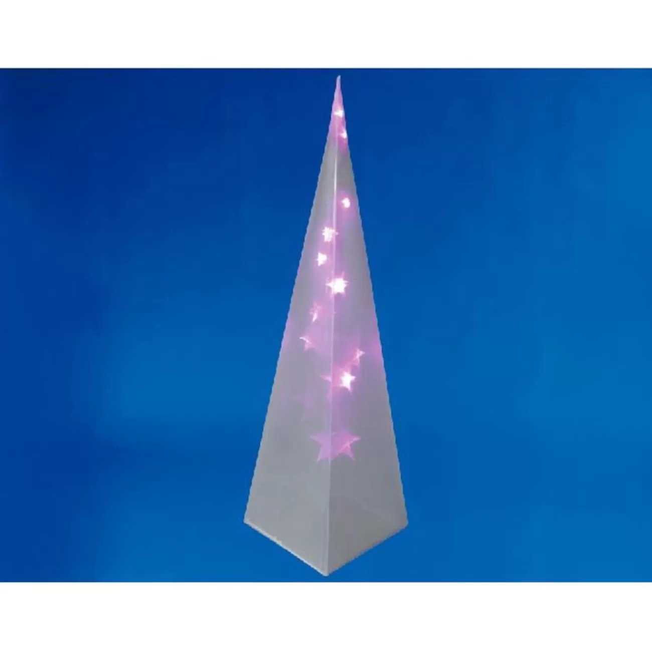 Gifi Pyramide lumineuse rose fixe< Décoration Extérieure De Noël