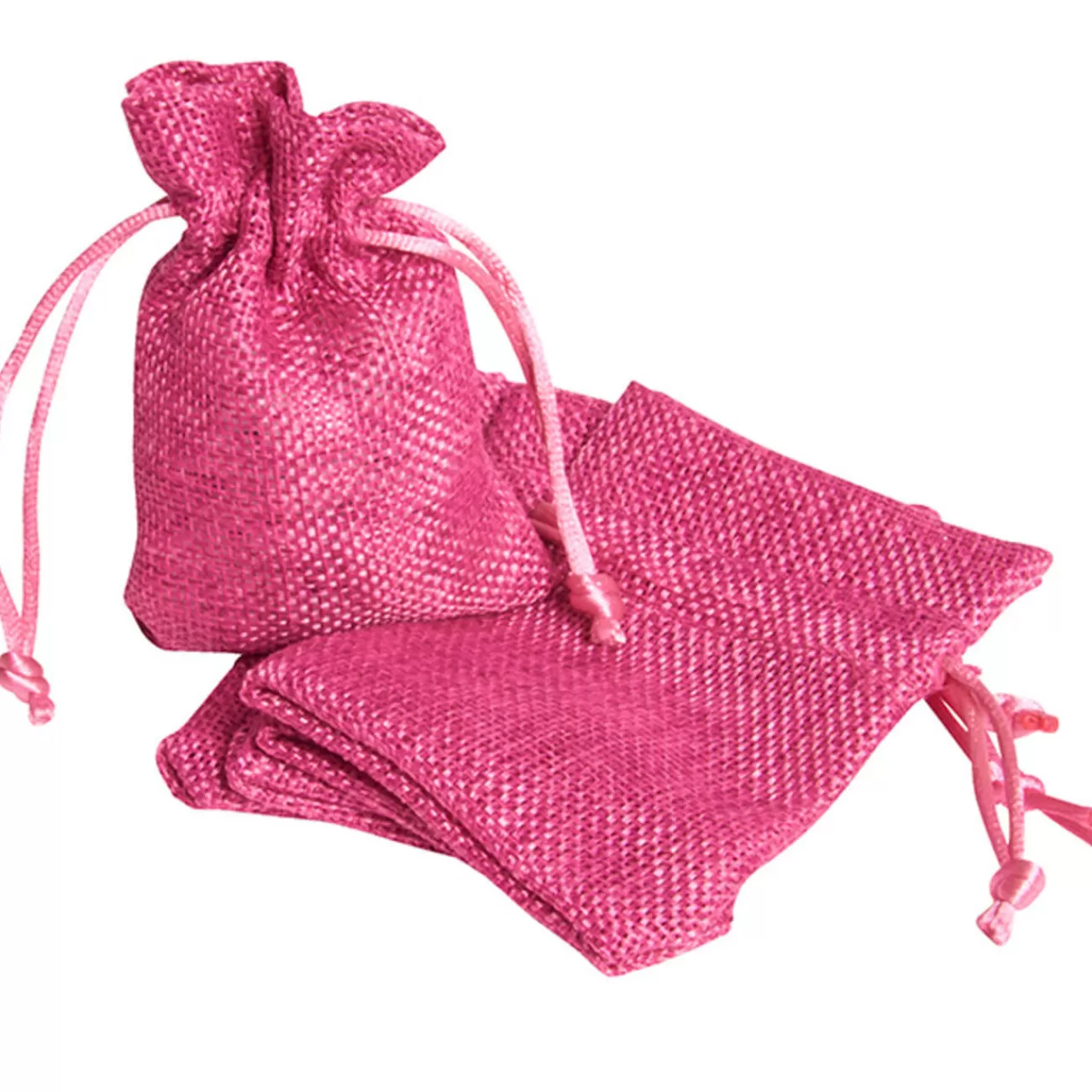 Gifi Sac à dragées en jute rose fuchsia x6 Store