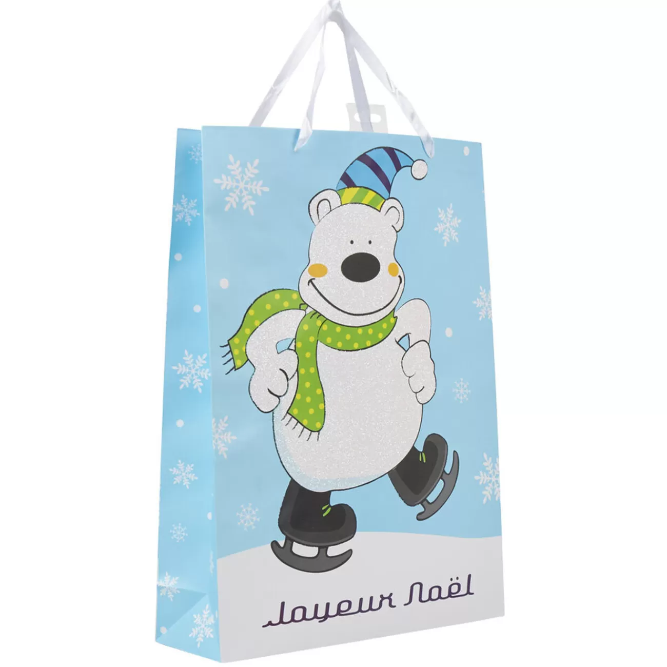 Gifi Sac cadeau enfant Joyeux Noël motif ours grand modèle< Loisirs Créatifs Et Emballage Cadeau