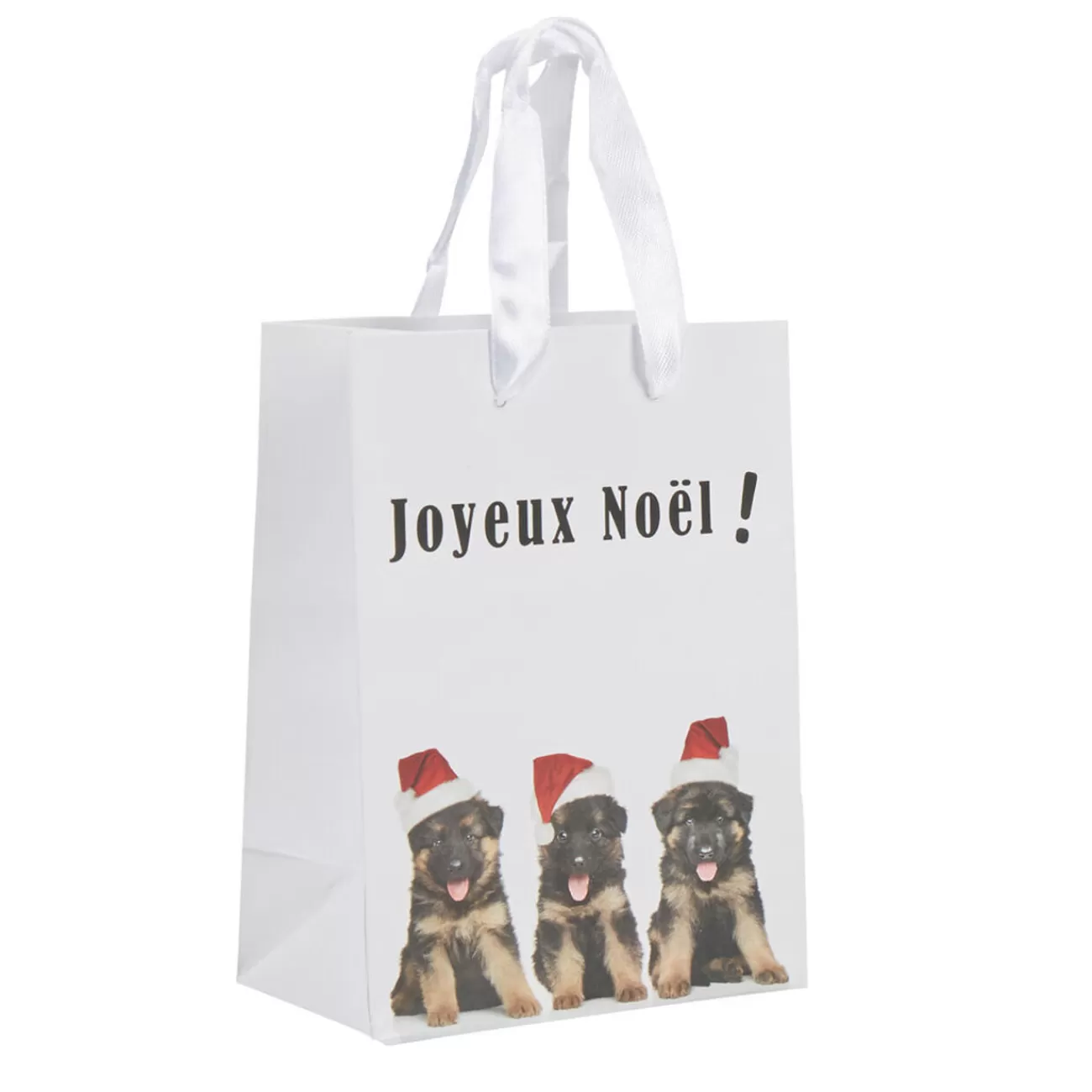 Gifi Sac cadeau Joyeux Noël motif chiens petit modèle< Loisirs Créatifs Et Emballage Cadeau