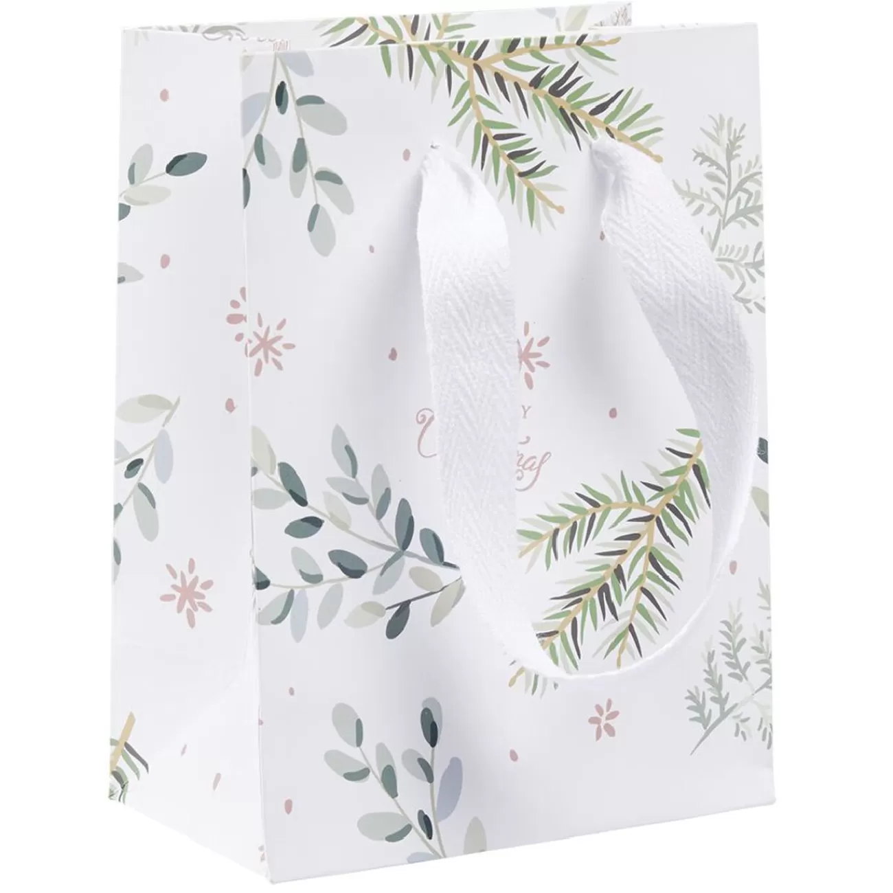 Gifi Sac cadeau Noël design jardin d'hiver L10,8x14,6 cm< Loisirs Créatifs Et Emballage Cadeau