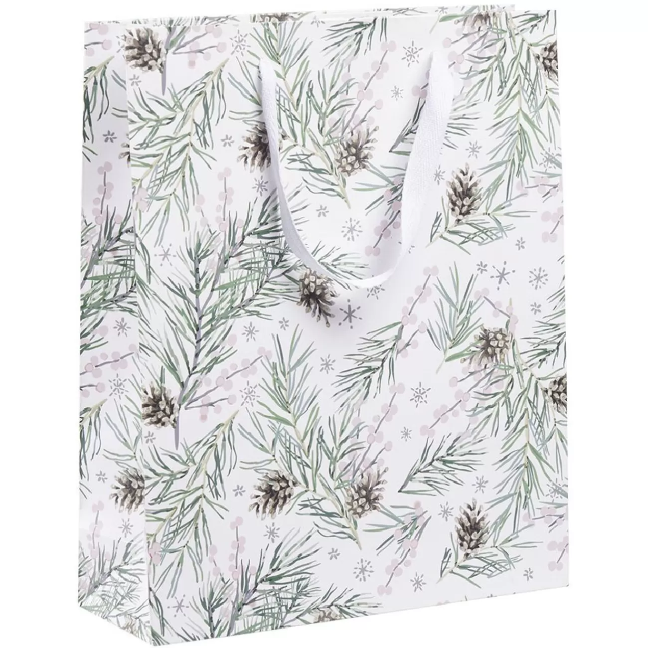 Gifi Sac cadeau Noël design jardin d'hiver L26x32 cm< Loisirs Créatifs Et Emballage Cadeau