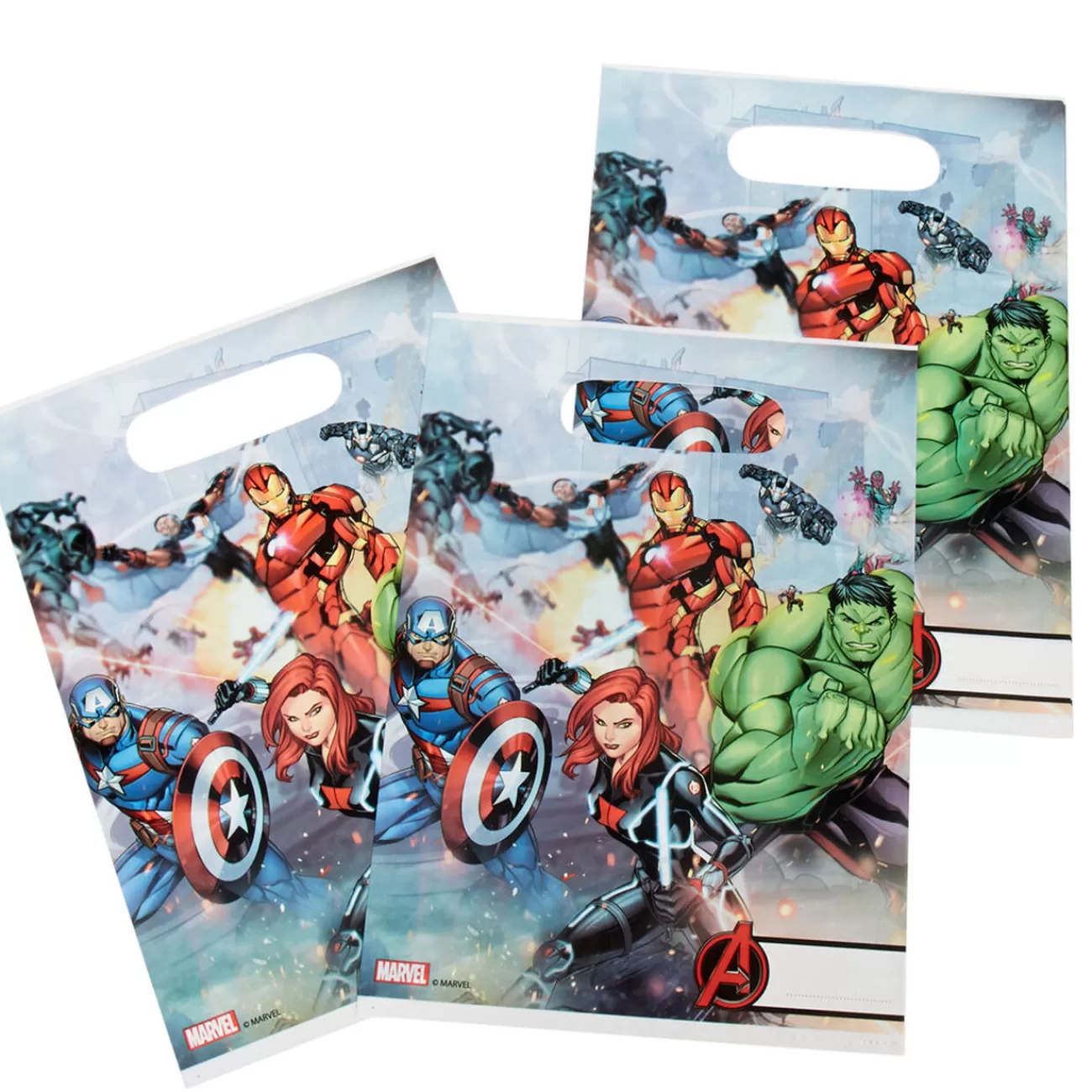 Gifi Sac cadeau plastique anniversaire Avengers x6< Loisirs Créatifs Et Emballage Cadeau