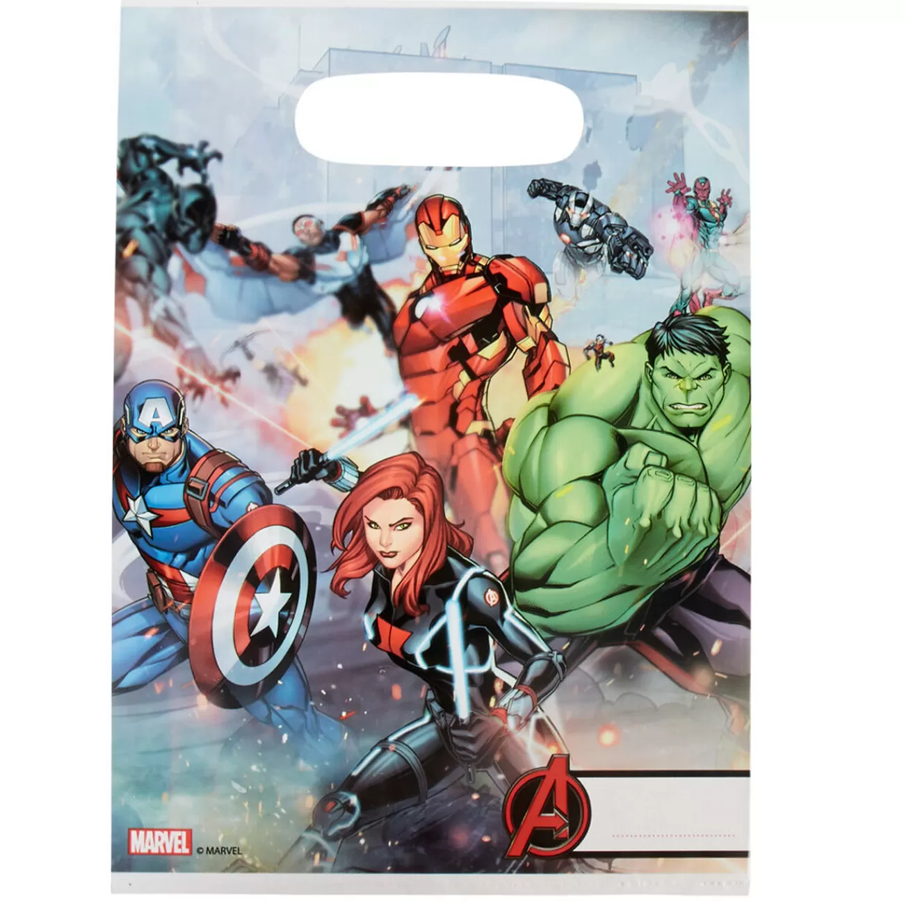 Gifi Sac cadeau plastique anniversaire Avengers x6< Loisirs Créatifs Et Emballage Cadeau