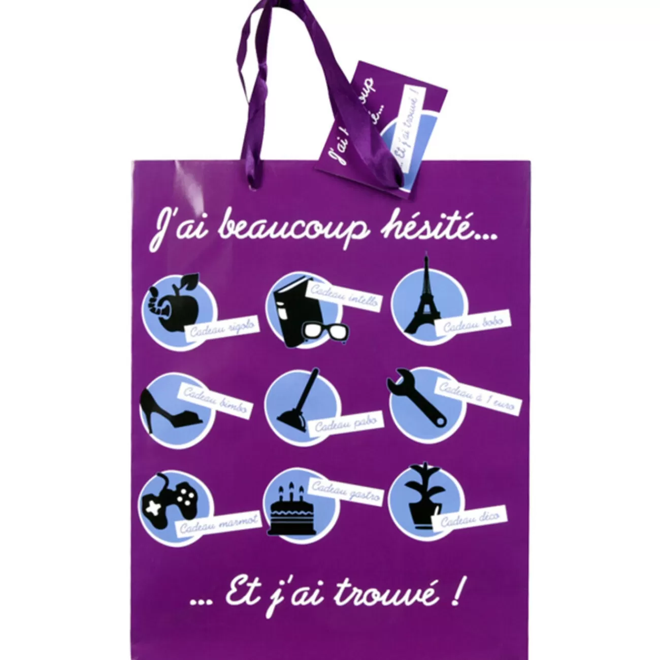 Gifi Sac cadeau violet< Loisirs Créatifs Et Emballage Cadeau