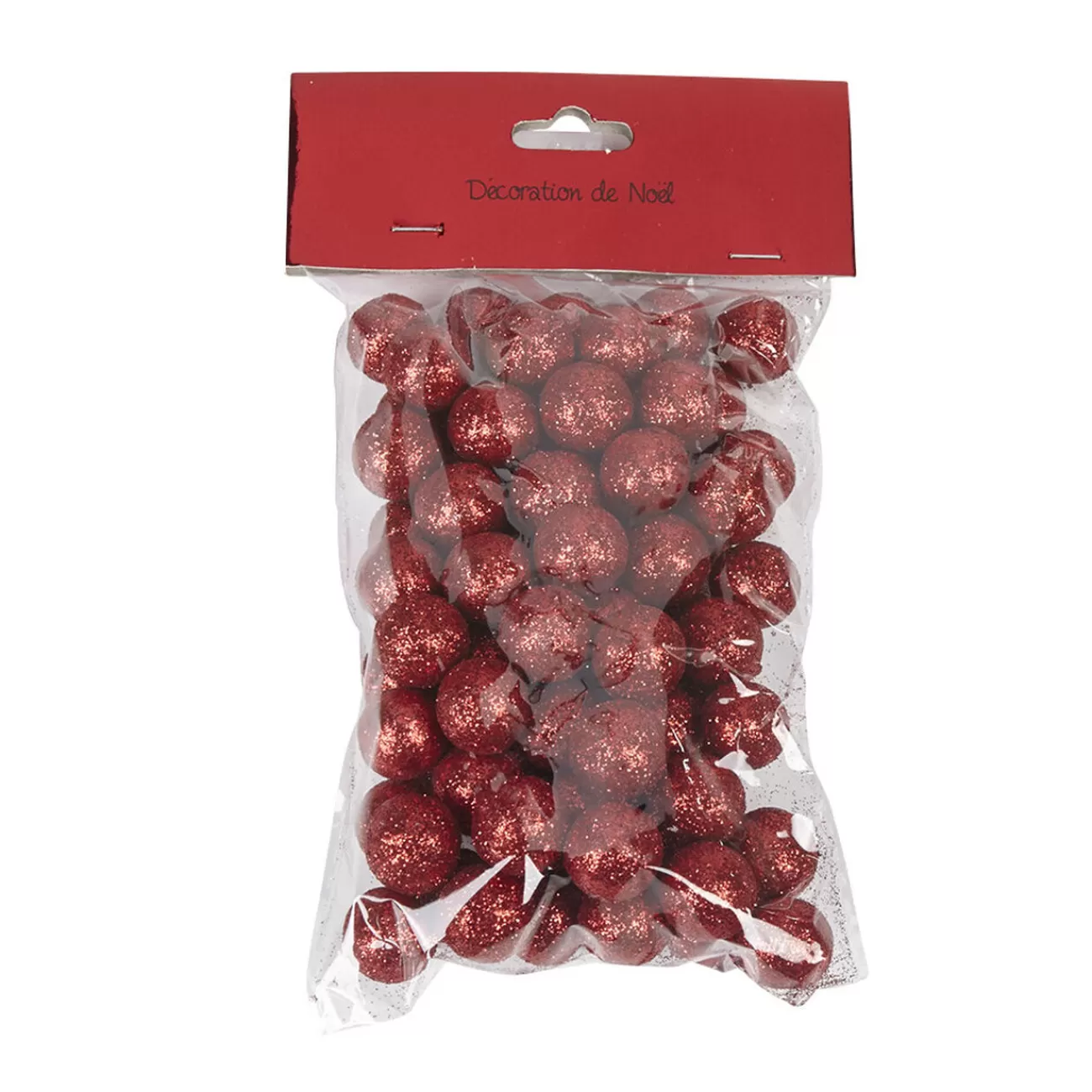 Gifi Sachet de minis boules rouges Noël Shop