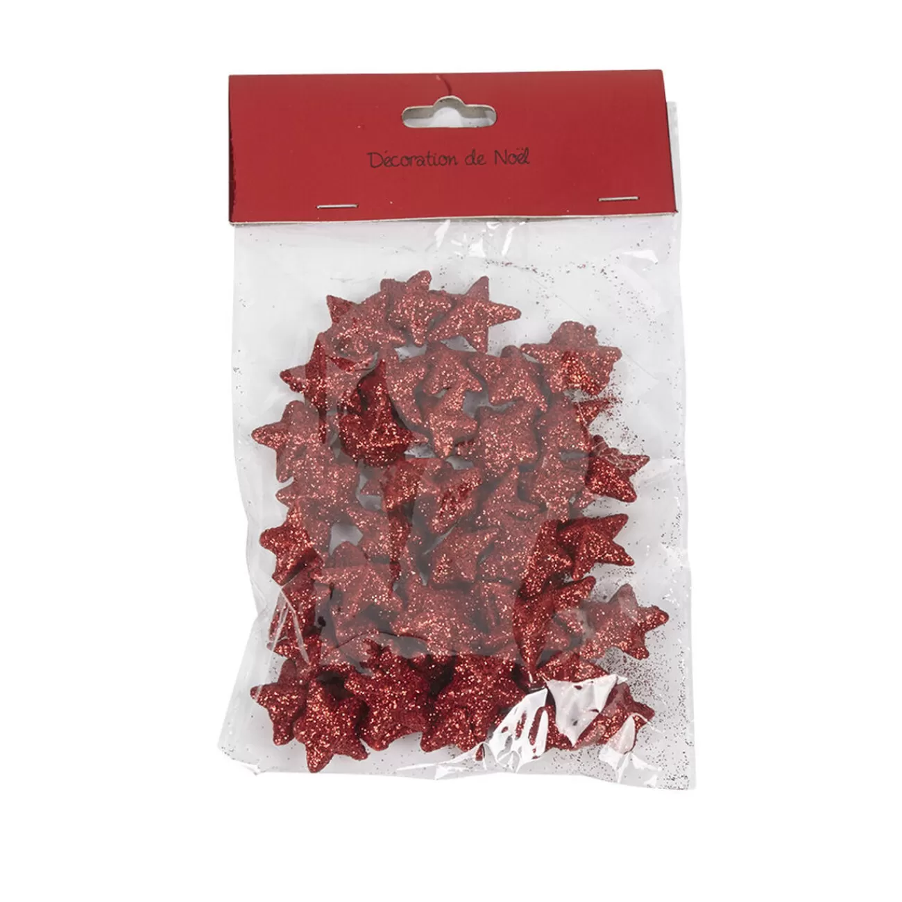 Gifi Sachet de minis étoiles rouges Noël New