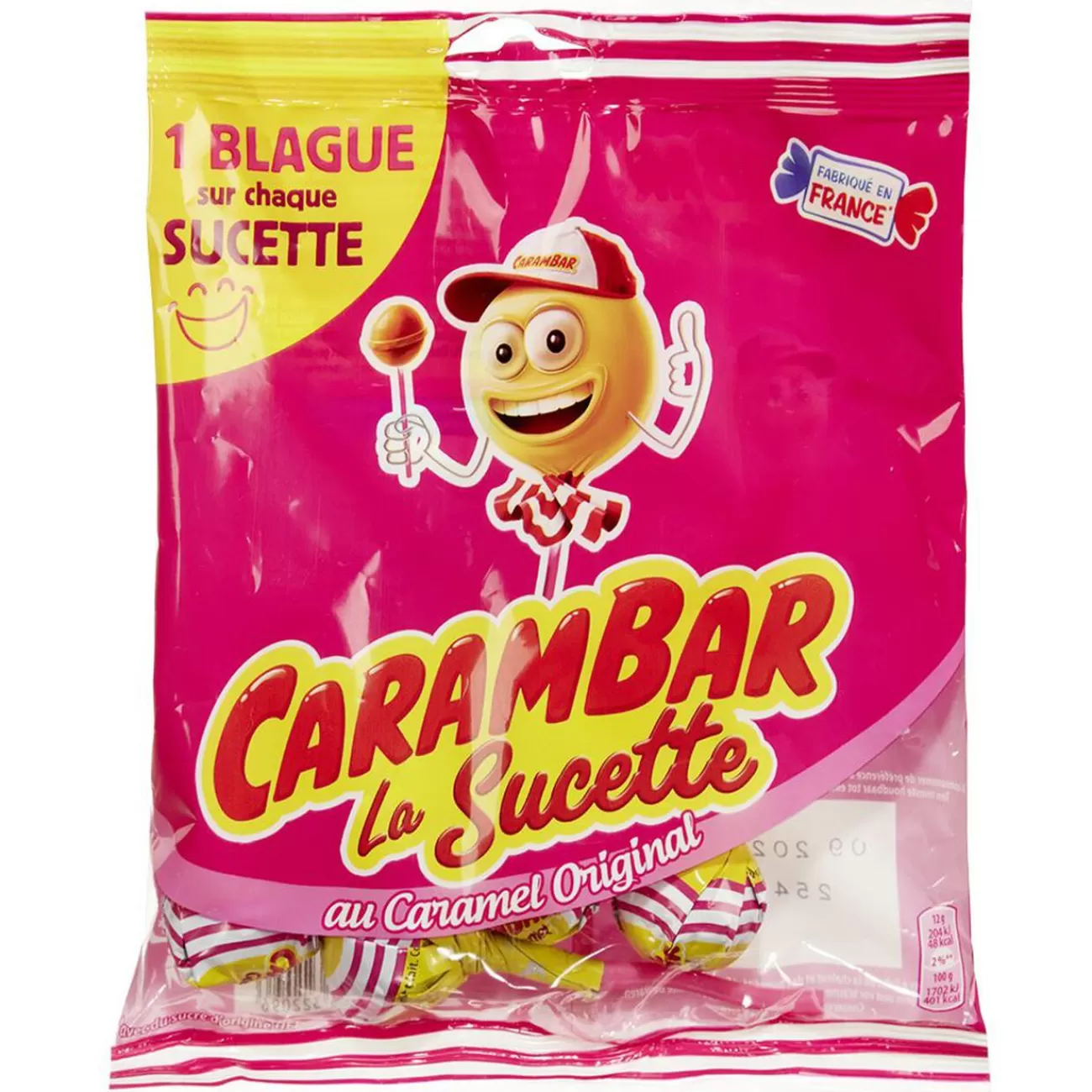 Gifi Sachet Sucettes carambar au caramel Outlet