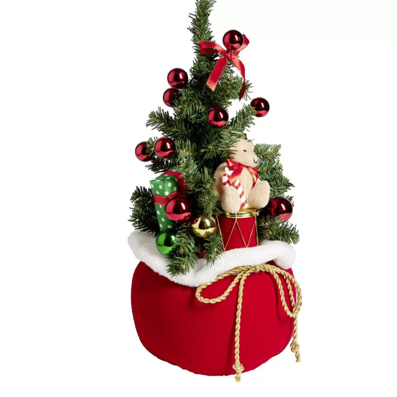 Gifi Sapin artificiel dans hotte à poser H50cm Discount