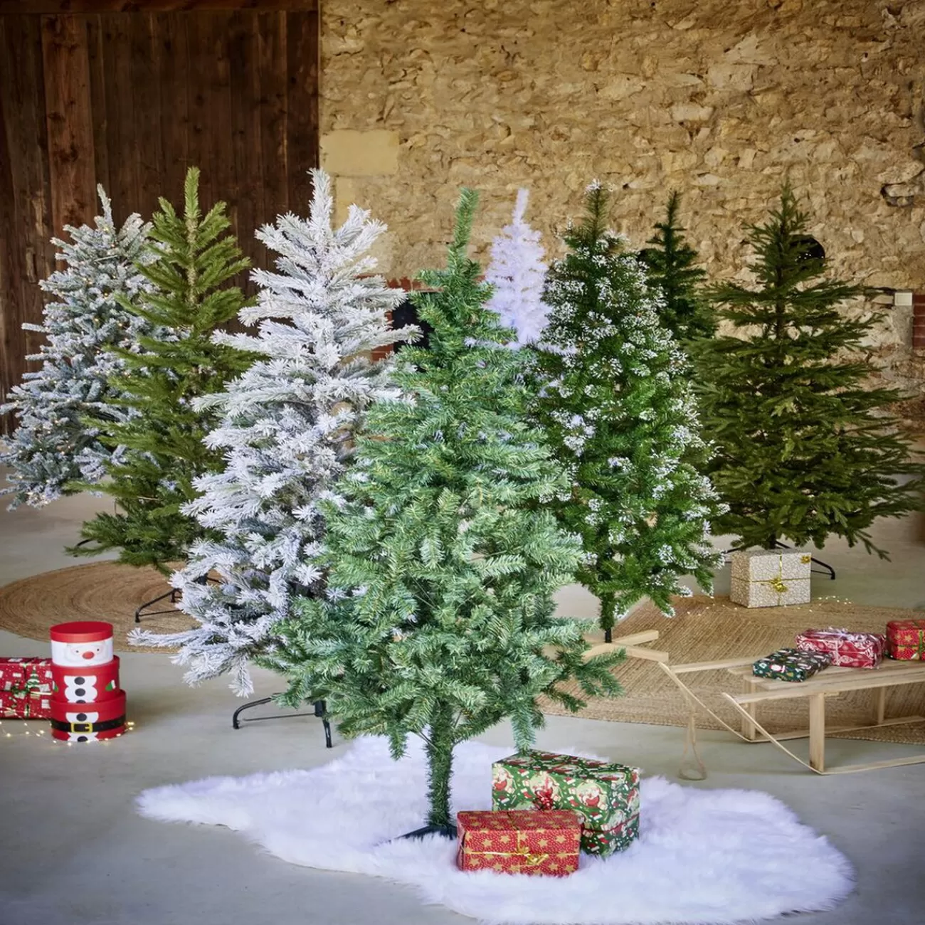 Gifi Sapin artificiel vert 368 branches Ø93xH180cm Shop