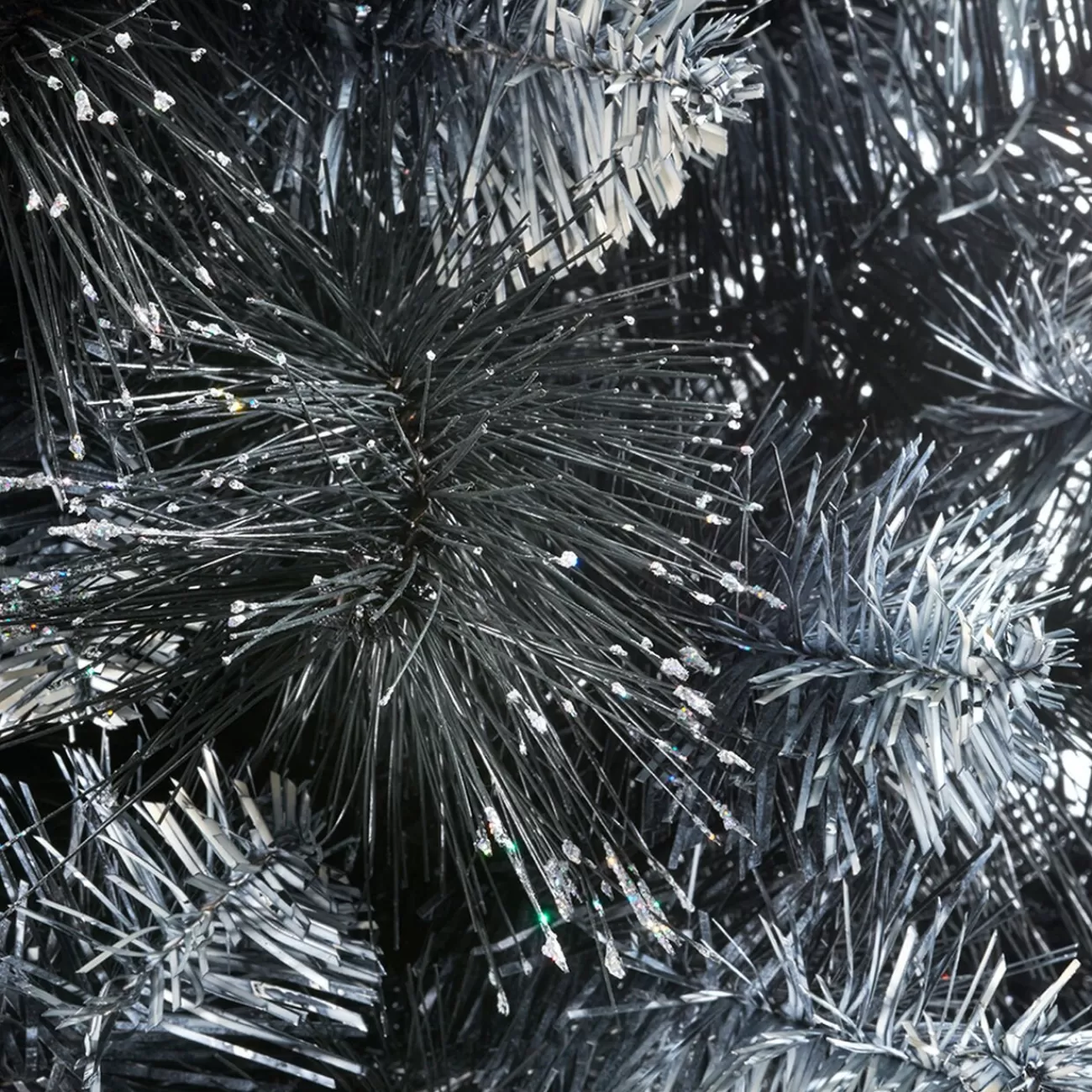 Gifi Sapin de Noël artificiel noir effet floqué 1,5 m Cheap