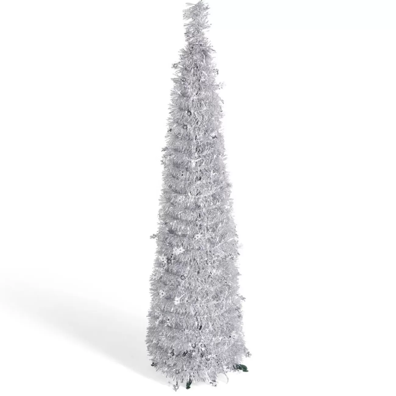 Gifi Sapin de Noël artificiel POP UP argenté Ø30xH120cm Outlet