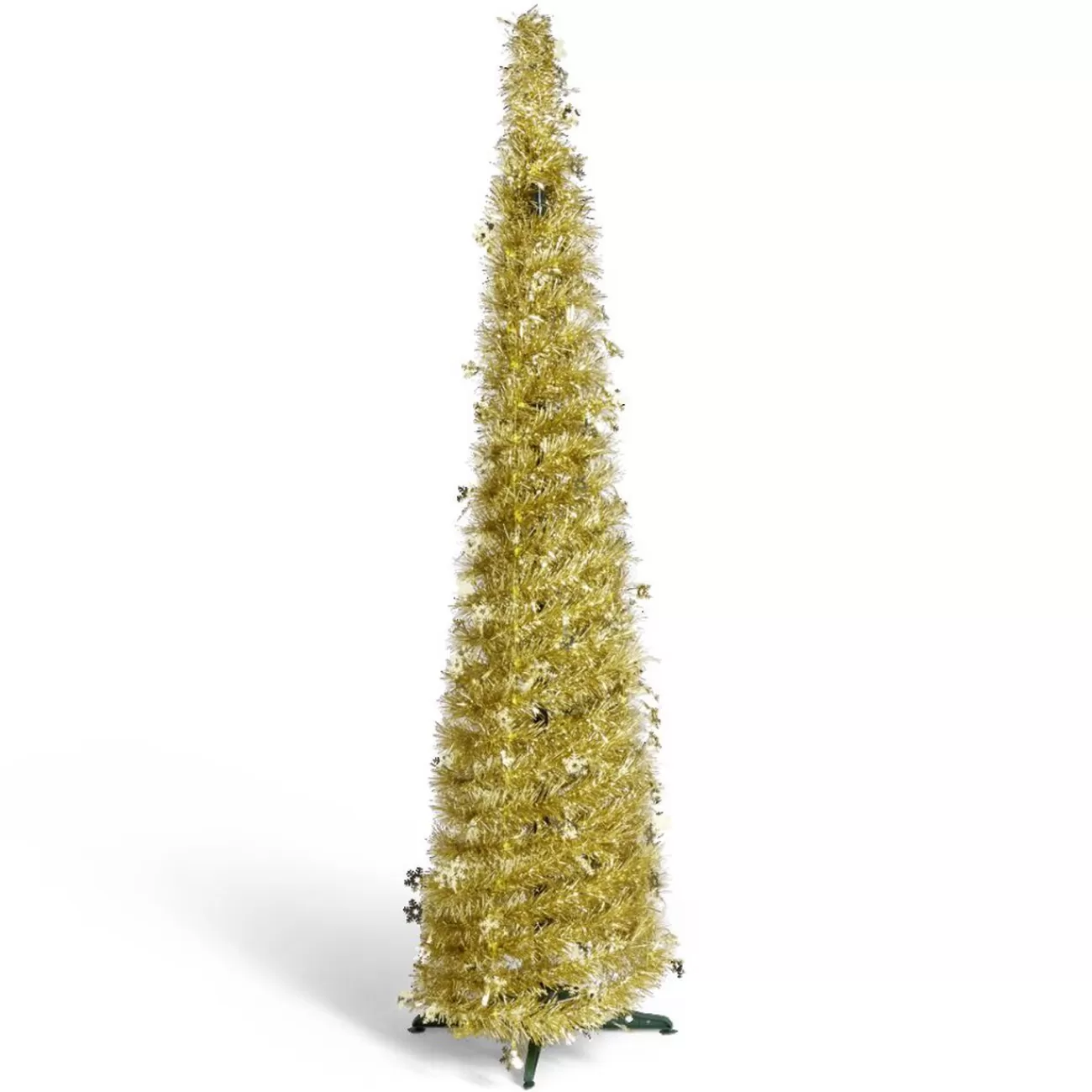 Gifi Sapin de Noël artificiel POP UP doré Ø30xH120cm New