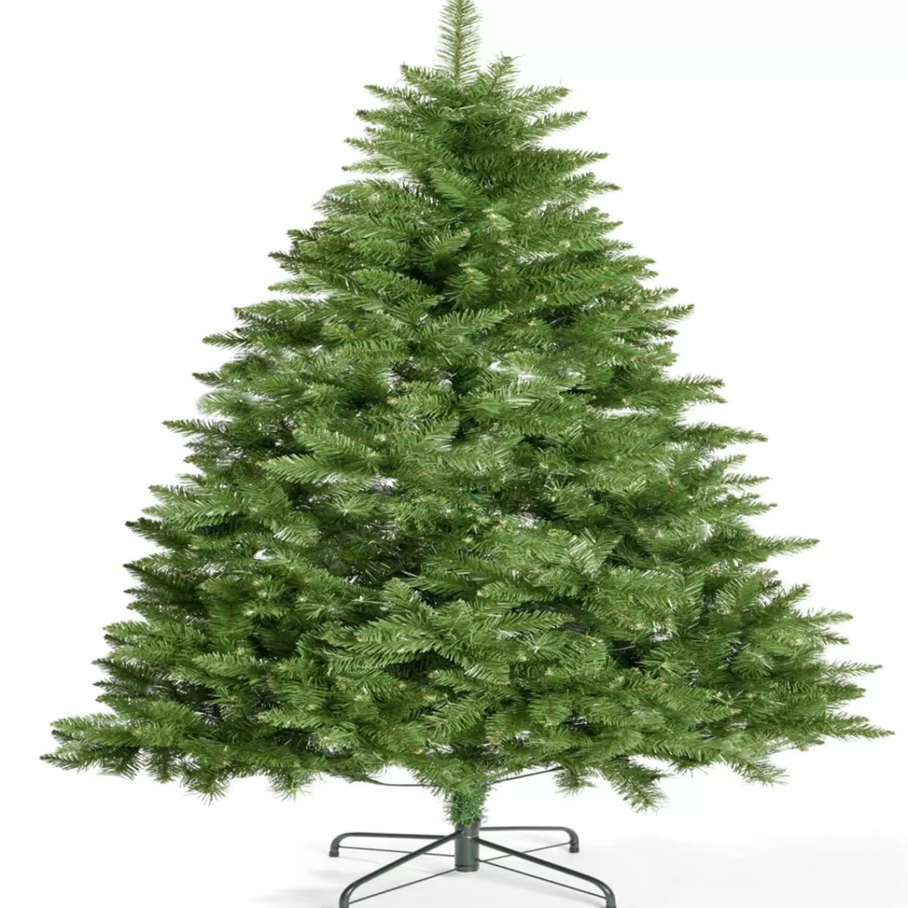 Gifi Sapin de Noël artificiel vert avec pied métal Ø120xH210cm Sale