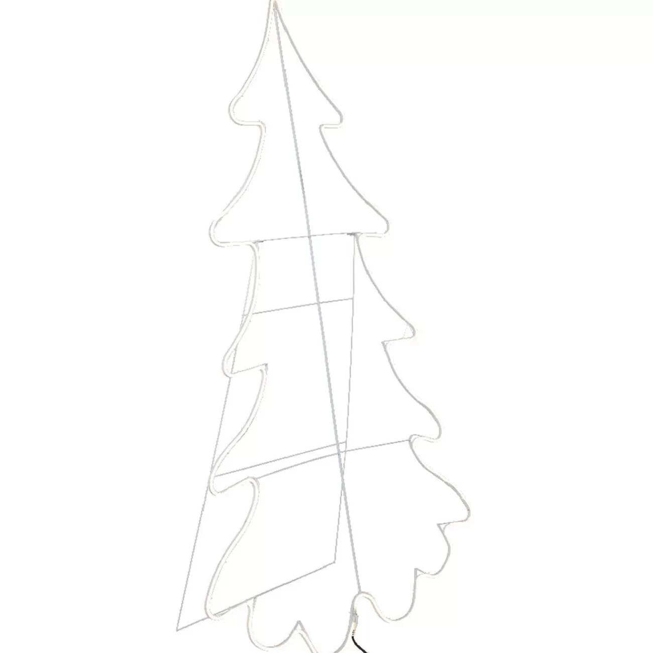 Gifi Sapin de Noël lumineux blanc 840 LED< Décoration Extérieure De Noël