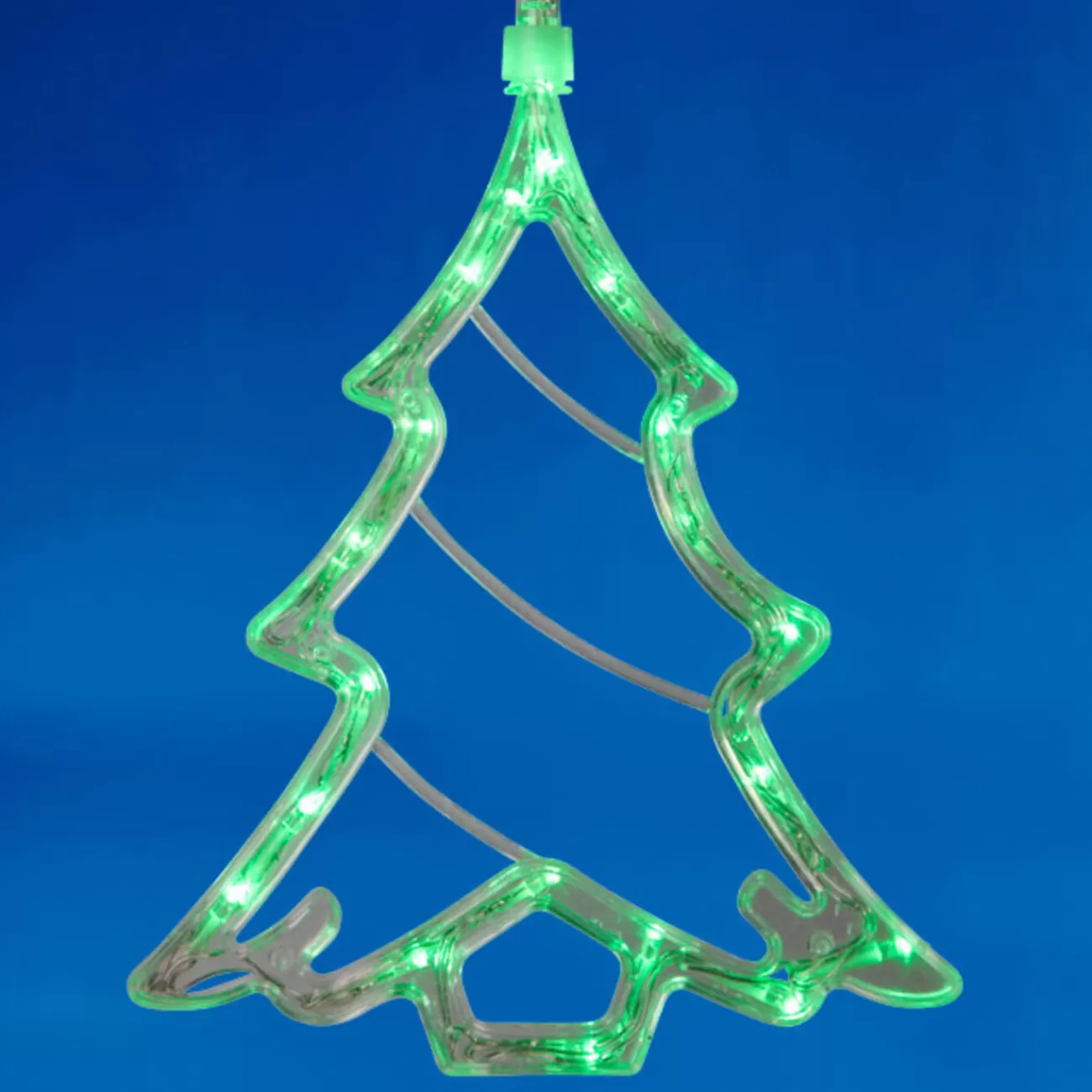 Gifi Sapin de Noël lumineux vert fixe< Décoration Extérieure De Noël