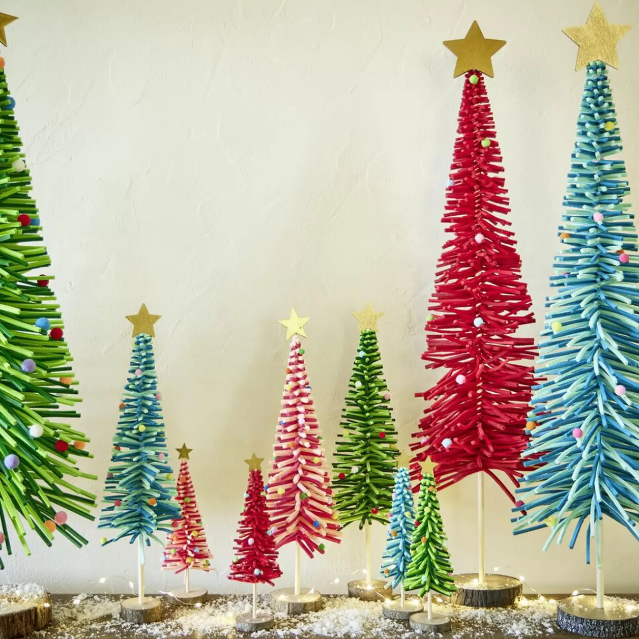 Gifi Sapin en feutrine et bois à poser H90cm - 4 modèles< Décoration Intérieure De Noël