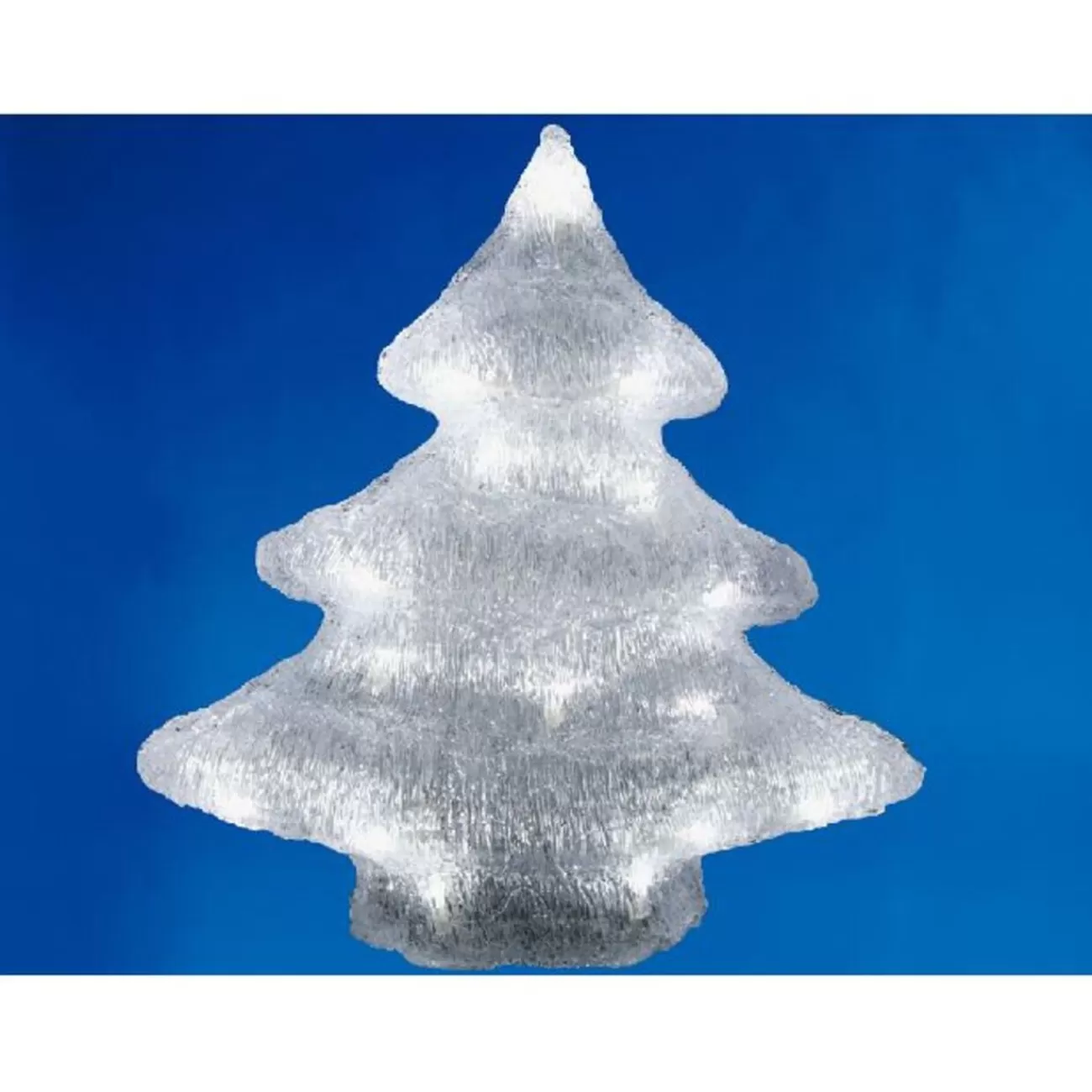 Gifi Sapin lumineux blanc fixe< Décoration Extérieure De Noël