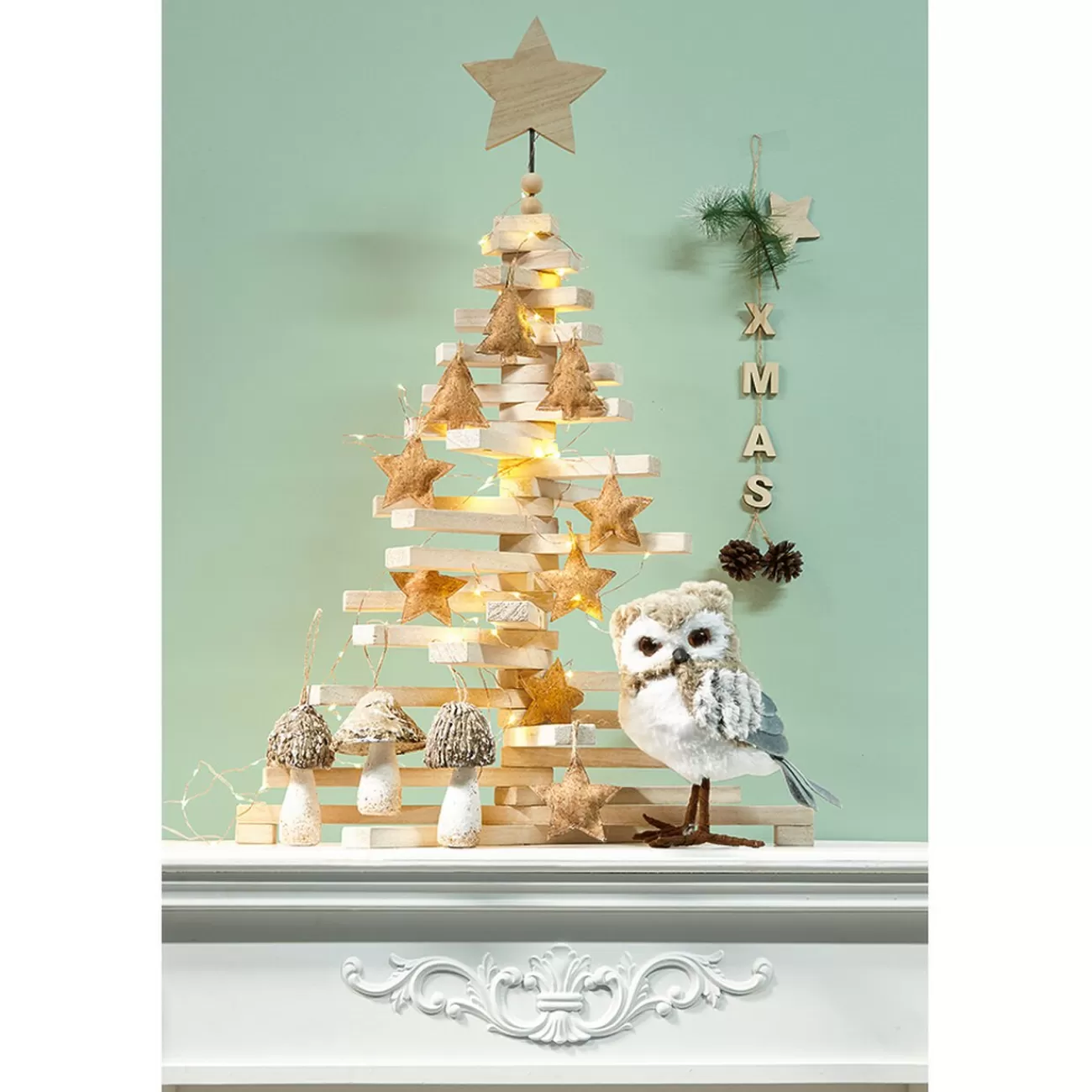 Gifi Sapin Noël bois amovible H. 71 cm Online