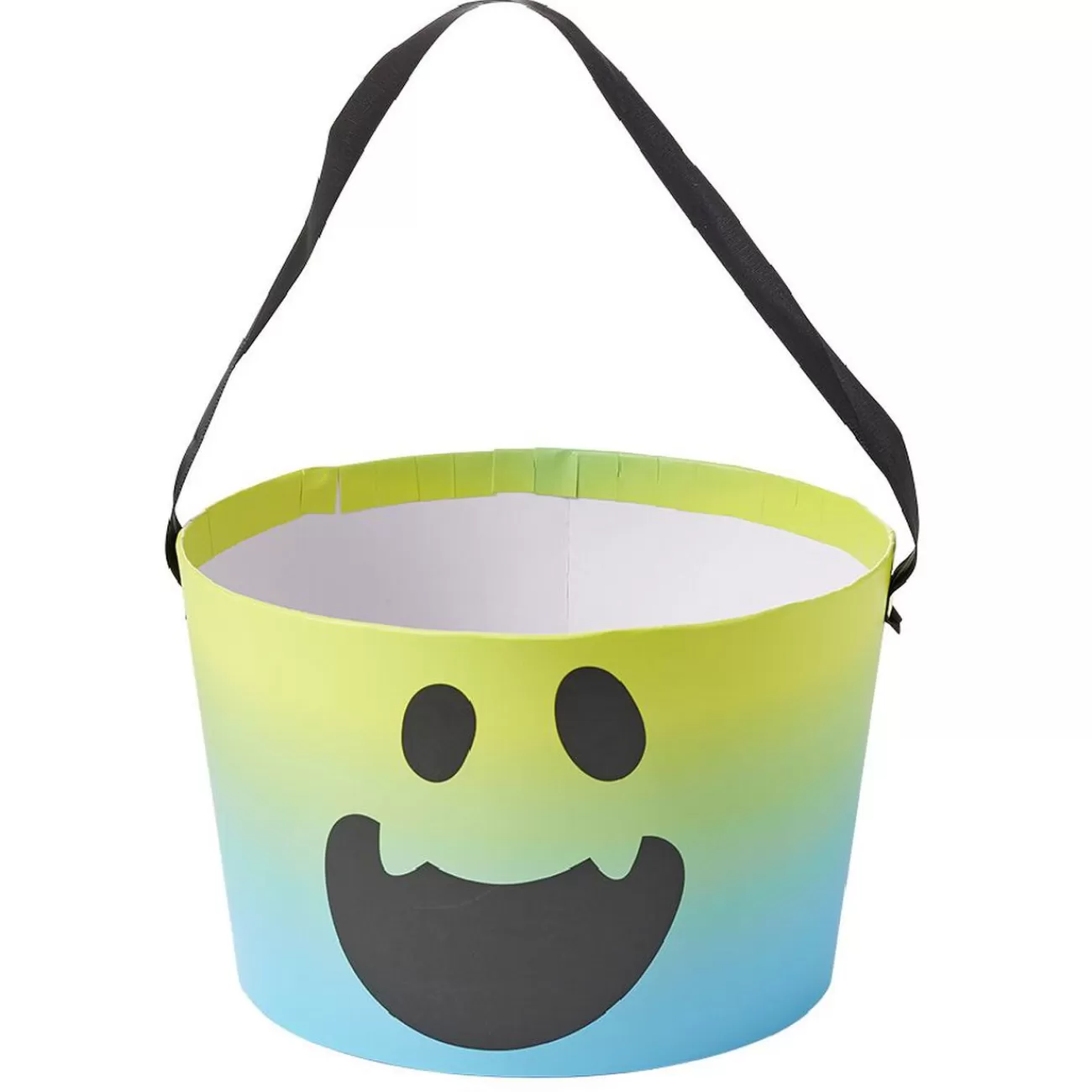 Gifi Seau à bonbons Halloween fantôme bleu et vert Ø19xH12cm Shop