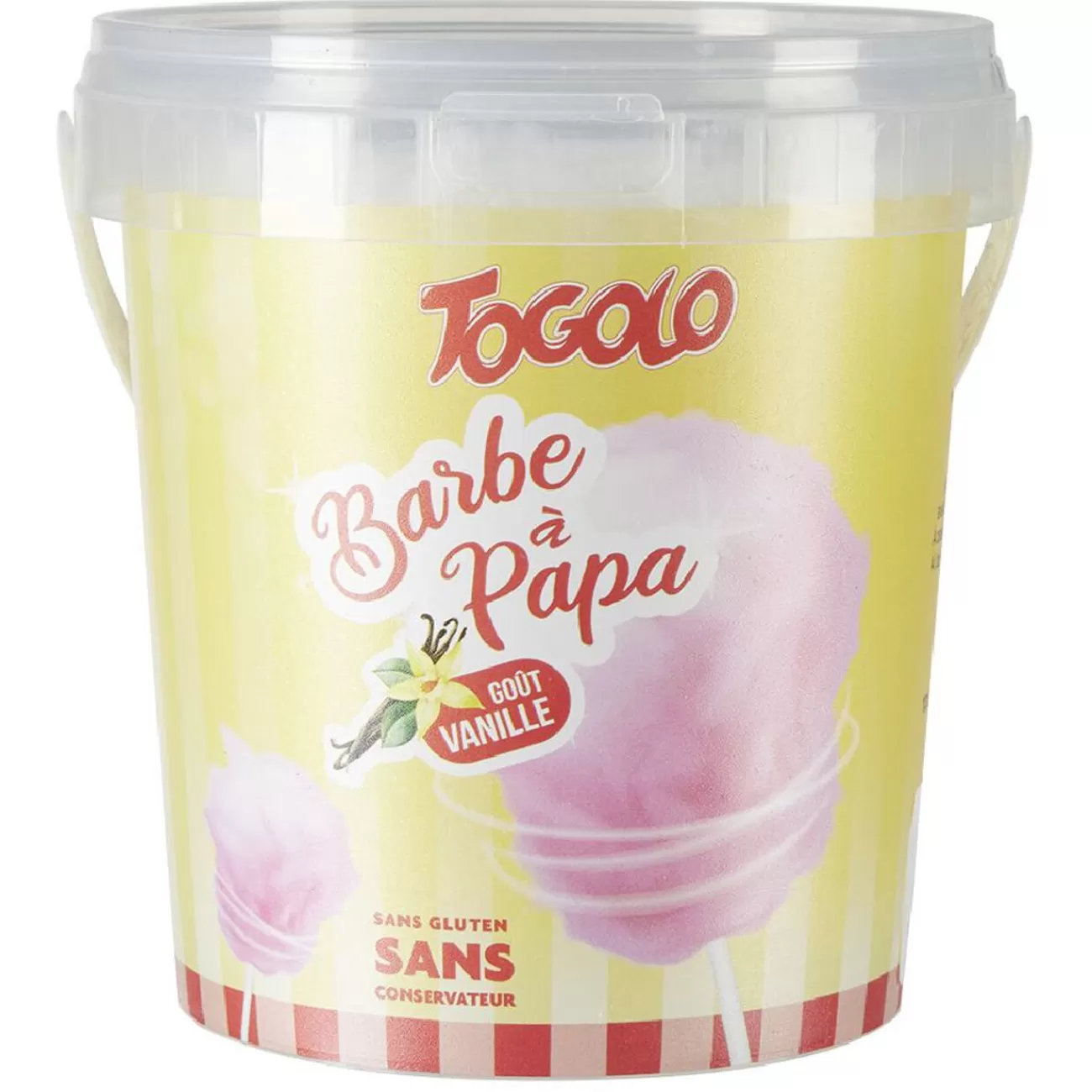 Gifi Seau barbe à papa Togolo goût vanille 50g Online