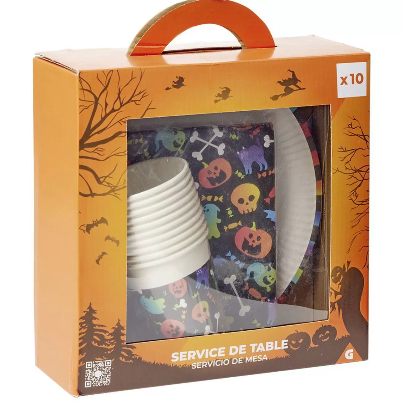 Gifi Service de table jetable Halloween 10 personnes Best Sale