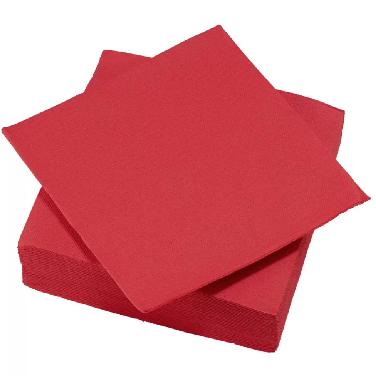 Gifi Serviette carrée rouge 2 plis en papier x40 Sale