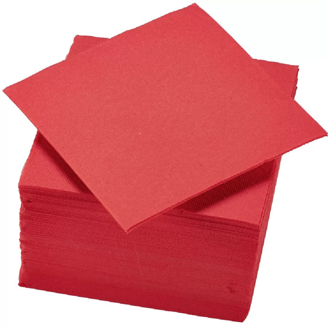 Gifi Serviette cocktail carrée rouge 2 plis en papier x40 Sale