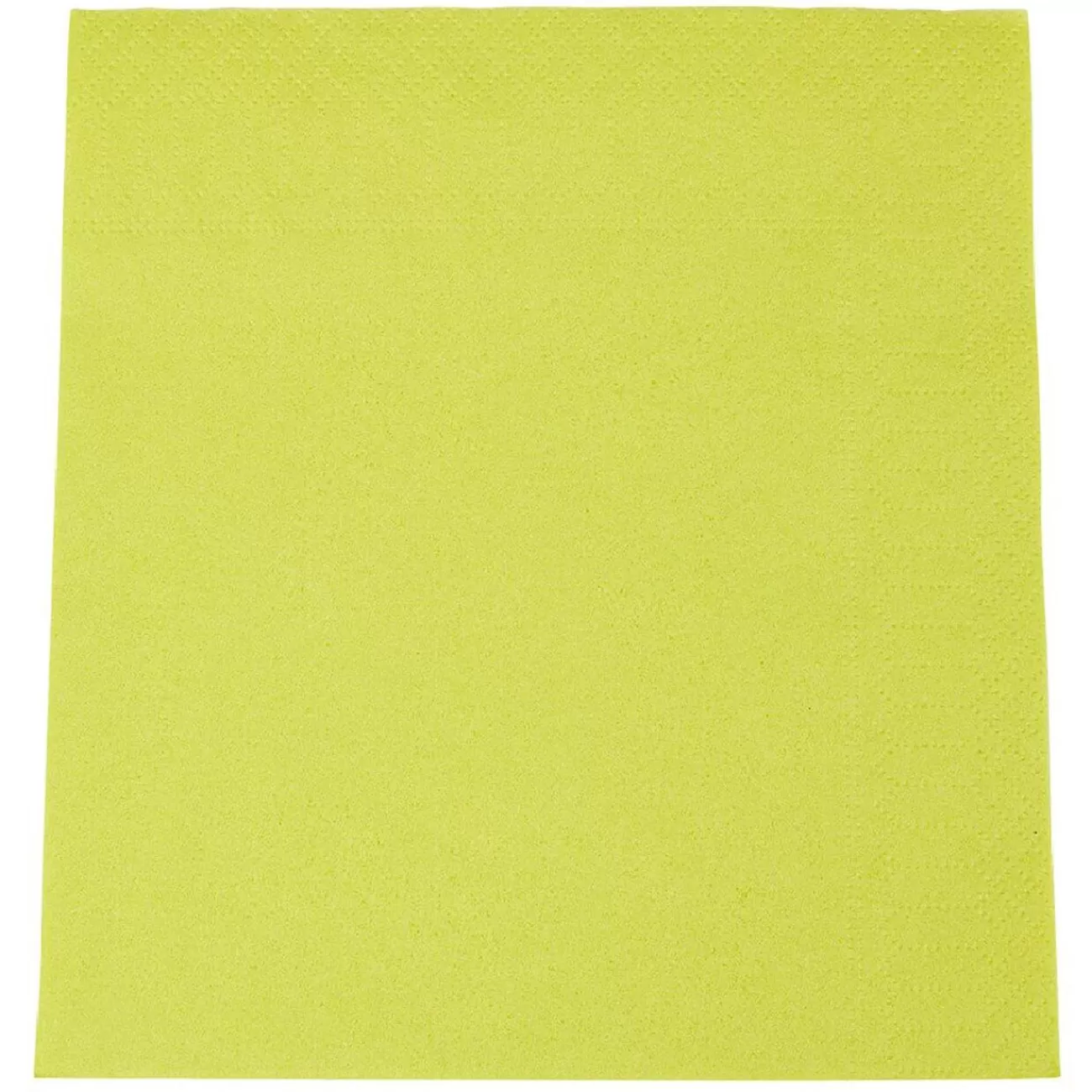 Gifi Serviette en papier couleur kiwi x50 Shop