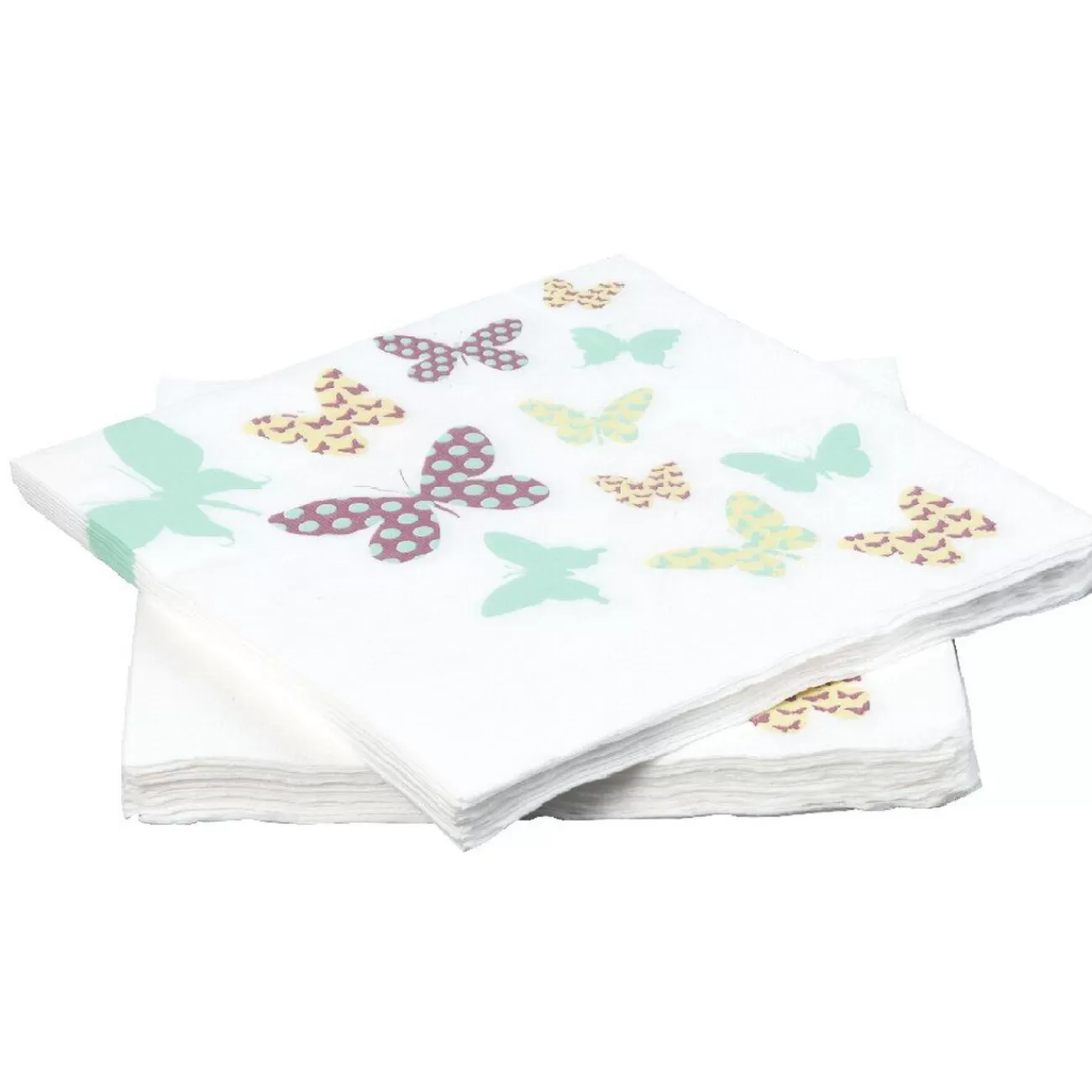 Gifi Serviette en papier design papillons x20 Discount