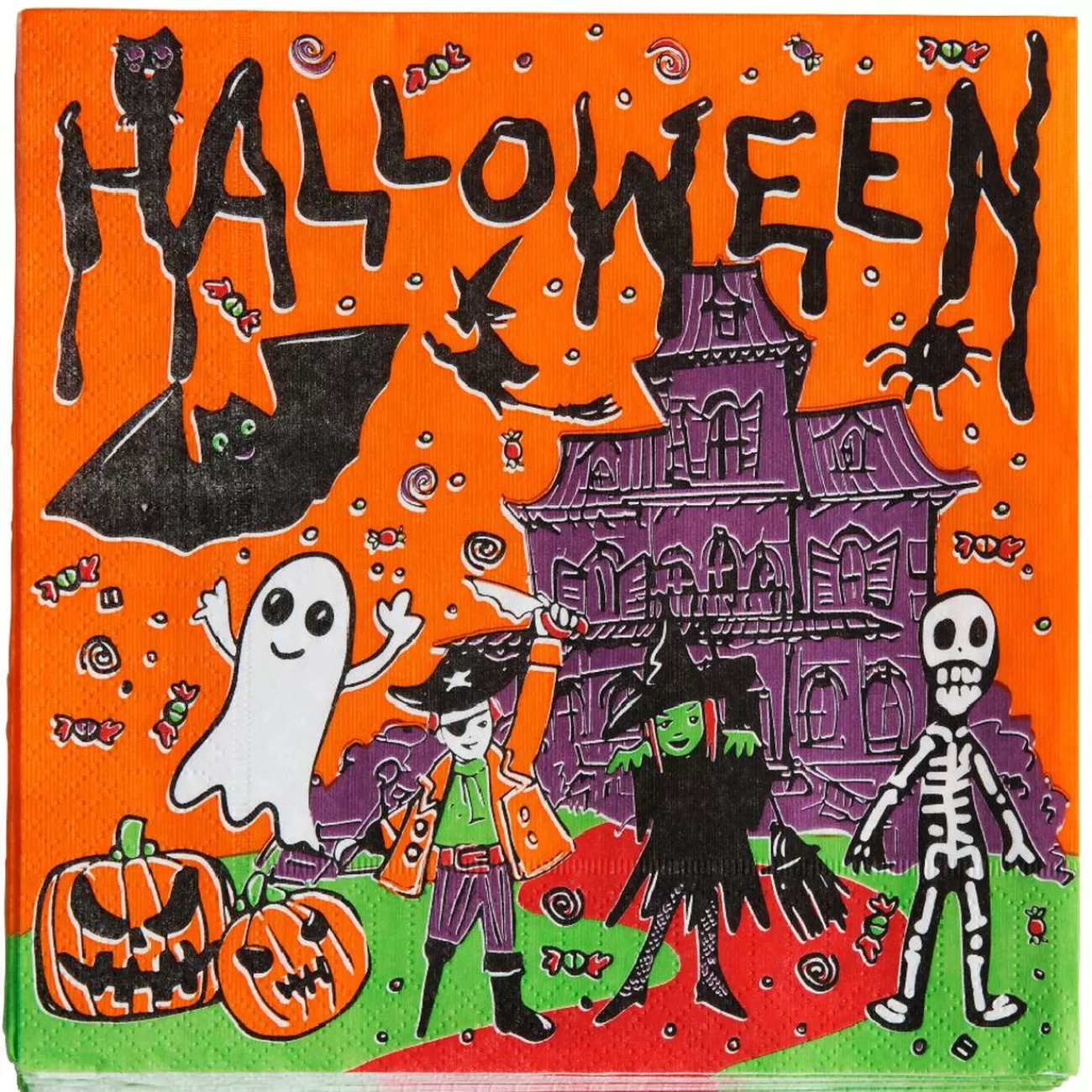 Gifi Serviette en papier Halloween x20 Hot