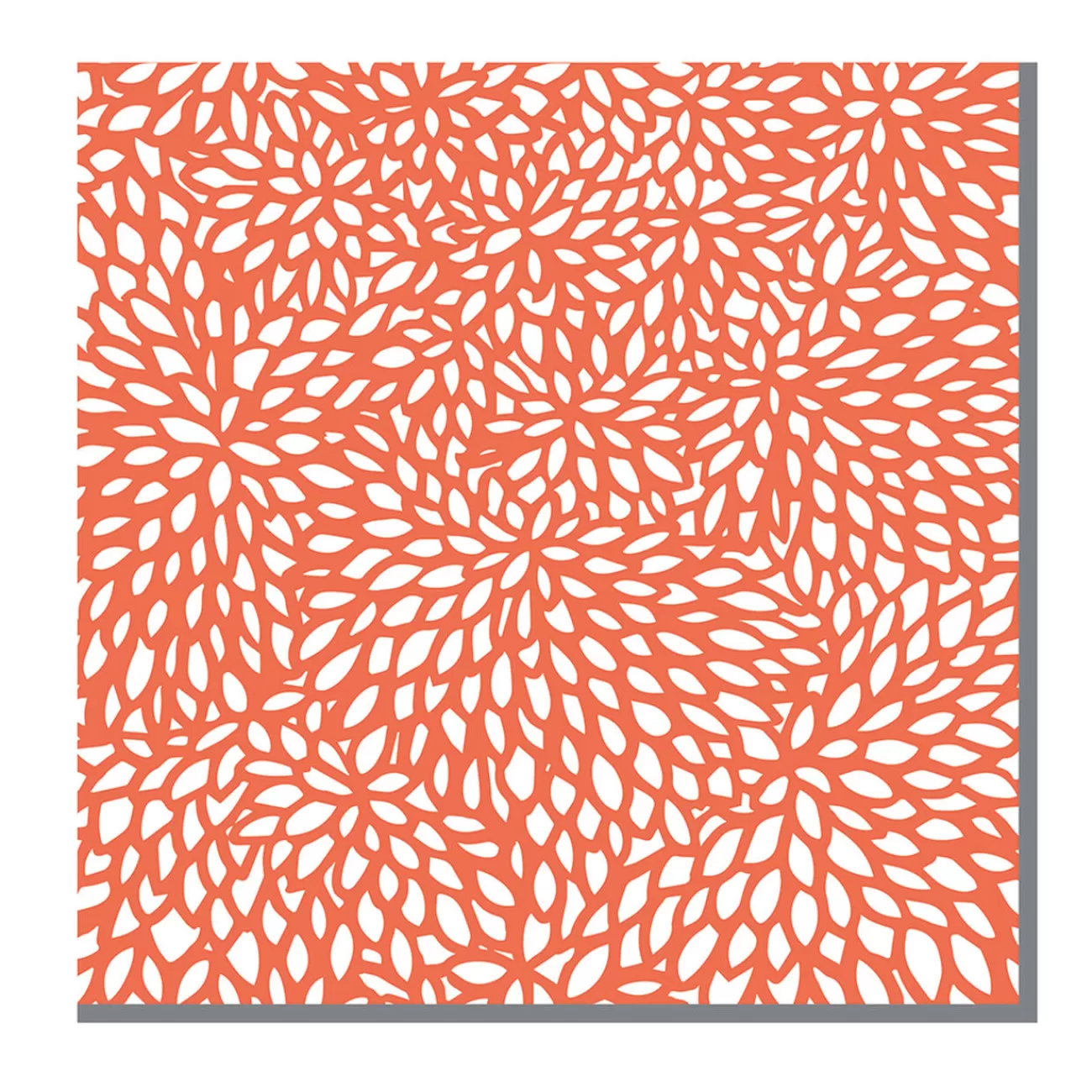 Gifi Serviette en papier motif fleur orange x 50 Sale