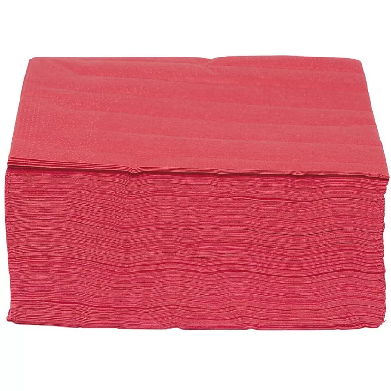 Gifi Serviette en papier ouate rouge 2 plis 33x33cm x100 Cheap