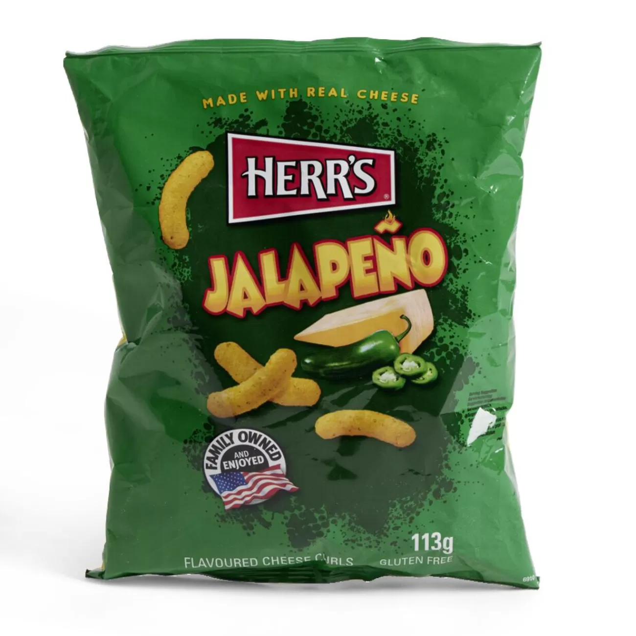 Gifi Snacks Herr's Jalapeño saveur fromage épicé 113gr Flash Sale