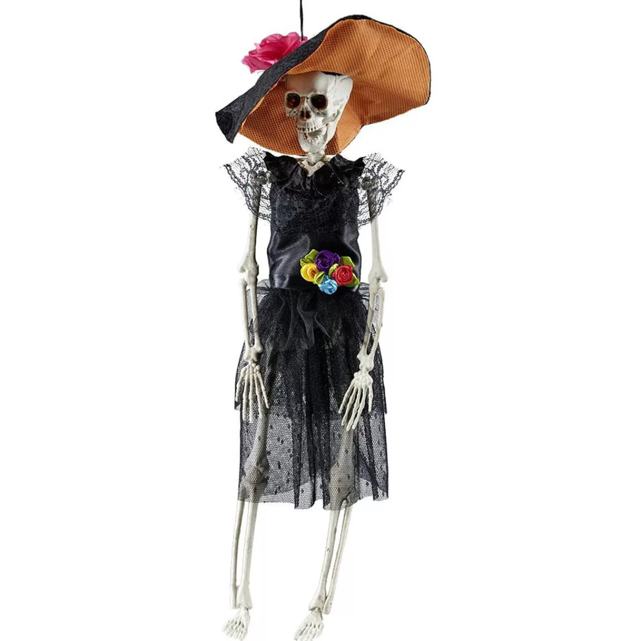 Gifi Squelette femme esprit mexicain Halloween à suspendre H40cm Cheap