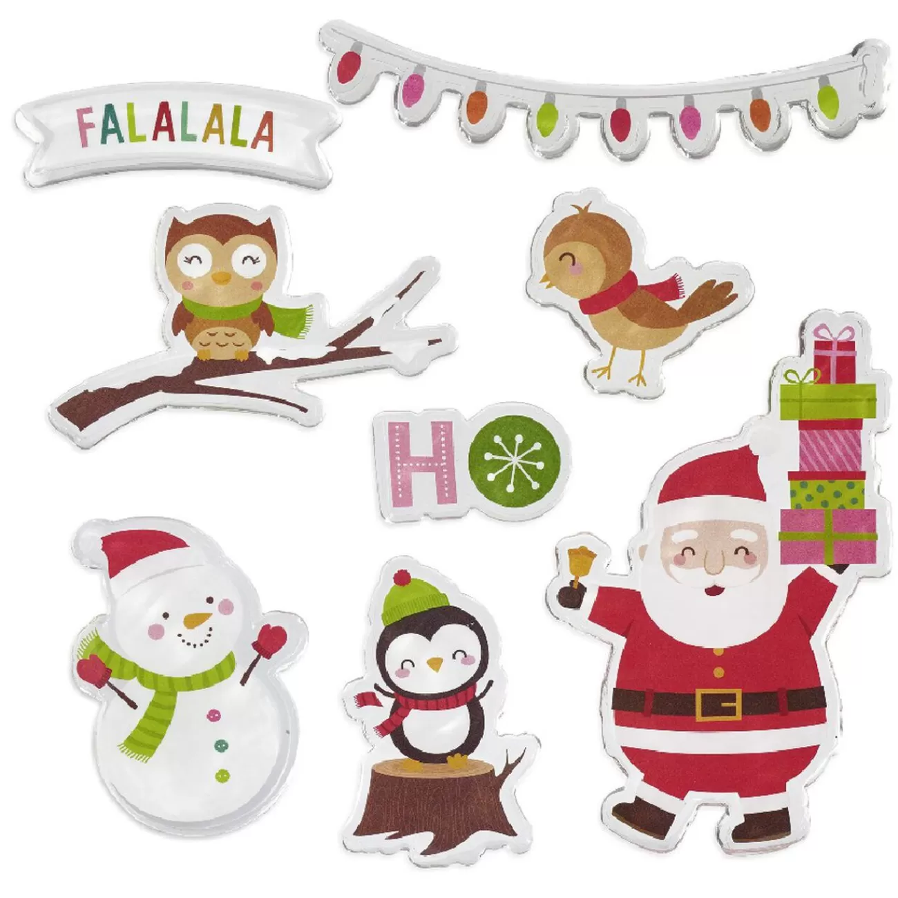 Gifi Sticker gel Père Noël Falala pour fenêtre< Décoration De Fenêtre