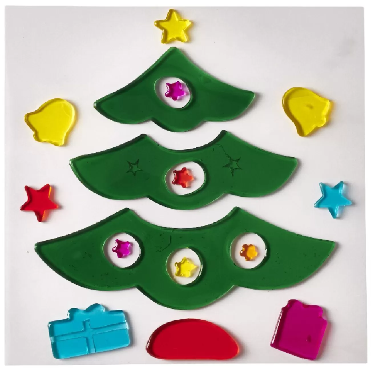 Gifi Sticker gel sapin de Noël pour fenêtre< Décoration De Fenêtre